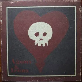 <u>PRESSING INFO</u><br><table class=inf_press><tbody><tr class=inf_info><td class=inf_title>Album:</td><td class=inf_info> Agony & Irony on Red | Red  </td></tr>
    <td class=inf_title>Pressing:</td><td> Third Pressing /500  </td></tr>
    <td class=inf_title>Release Date:</td><td> June 4th 2013  </td></tr>
    <td class=inf_title>Album Pressed:</td><td> 2013  </td></tr>
    <td class=inf_title>Label:</td><td> ShopRadioCast - SRCVINYL 021  </td></tr>
    <td class=inf_title>Insert:</td><td> none  </td></tr>
    <td class=inf_title>Barcode:</td><td> none  </td></tr>
    <td class=inf_title>Side A Matrix:</td><td> SRCVINYL021 A 𝓛𝓤𝓒𝓚𝓨‚ 88765-43623-1 A  </td></tr>
    <td class=inf_title>Side B Matrix:</td><td> SRC021VINYL B 𝓛𝓤𝓒𝓚𝓨‚ 88765-43623-1 B  </td></tr>
    <td class=inf_title>Side C Matrix:</td><td> SRCVINYL 021 C 𝓛𝓤𝓒𝓚𝓨‚  </td></tr>
    <td class=inf_title>Side D Matrix:</td><td> SRCVINYL 021 D 𝓛𝓤𝓒𝓚𝓨‚  </td></tr>
    <td class=inf_title>&nbsp;</td><td> <a href=https://www.discogs.com/release/4616276 target=_blank rel=noopener noreferrer>View This Release on Discogs</a>  </tr></tbody></table>
<br><u>PRICING</u><span class='less' style='padding-left: 8px; color: var(--font-colour_grey);'>(prices shown in USD)</span><br><table class='inf_press'><tbody><tr class='inf_info'>
            <td class='inf_title'>Last Sold:</td>
            <td>$150.00 (Nov 23, 2025)</td>
            </tr><tr class='inf_info'>
            <td class='inf_title'>History:</td>
            <td>
                <span class='price-low' title='Sold on Jan 18, 2017'>Low: <span class='price-value'>$19.99</span></span>
                <span class='price-separator'>|</span>
                <span class='price-avg'>Avg: <span class='price-value'>$61.72</span></span>
                <span class='price-separator'>|</span>
                <span class='price-high' title='Sold on Nov 23, 2025'>High: <span class='price-value'>$150.00</span></span>
            </td>
            </tr></tbody></table><br>    <br><br><u>TRACKLIST</u><br><table class='inf_tracks'><tbody><tr>
            <td class='inf_num'>A1</td>
            <td class='inf_trk'>Calling All Skeletons</td>
            <td class='inf_len'>3:19</td>
            <td><a href='#' class='lyric-link' data-album-code='ai' data-song-title='Calling All Skeletons'>Lyrics</a></td></tr><tr>
            <td class='inf_num'>A2</td>
            <td class='inf_trk'>Help Me</td>
            <td class='inf_len'>3:45</td>
            <td><a href='#' class='lyric-link' data-album-code='ai' data-song-title='Help Me'>Lyrics</a></td></tr><tr>
            <td class='inf_num'>A3</td>
            <td class='inf_trk'>In Vein</td>
            <td class='inf_len'>3:56</td>
            <td><a href='#' class='lyric-link' data-album-code='ai' data-song-title='In Vein'>Lyrics</a></td></tr><tr>
            <td class='inf_num'>A4</td>
            <td class='inf_trk'>Over And Out</td>
            <td class='inf_len'>3:14</td>
            <td><a href='#' class='lyric-link' data-album-code='ai' data-song-title='Over And Out'>Lyrics</a></td></tr><tr>
            <td class='inf_num'>B1</td>
            <td class='inf_trk'>I Found Away</td>
            <td class='inf_len'>4:01</td>
            <td><a href='#' class='lyric-link' data-album-code='ai' data-song-title='I Found Away'>Lyrics</a></td></tr><tr>
            <td class='inf_num'>B2</td>
            <td class='inf_trk'>Do You Wanna Know?</td>
            <td class='inf_len'>3:36</td>
            <td><a href='#' class='lyric-link' data-album-code='ai' data-song-title='Do You Wanna Know?'>Lyrics</a></td></tr><tr>
            <td class='inf_num'>B3</td>
            <td class='inf_trk'>Live Young, Die Fast</td>
            <td class='inf_len'>4:14</td>
            <td><a href='#' class='lyric-link' data-album-code='ai' data-song-title='Live Young, Die Fast'>Lyrics</a></td></tr><tr>
            <td class='inf_num'>B4</td>
            <td class='inf_trk'>Love Love, Kiss Kiss</td>
            <td class='inf_len'>3:25</td>
            <td><a href='#' class='lyric-link' data-album-code='ai' data-song-title='Love Love, Kiss Kiss'>Lyrics</a></td></tr><tr>
            <td class='inf_num'>C1</td>
            <td class='inf_trk'>Lost And Rendered</td>
            <td class='inf_len'>3:23</td>
            <td><a href='#' class='lyric-link' data-album-code='ai' data-song-title='Lost And Rendered'>Lyrics</a></td></tr><tr>
            <td class='inf_num'>C2</td>
            <td class='inf_trk'>Ruin It</td>
            <td class='inf_len'>3:36</td>
            <td><a href='#' class='lyric-link' data-album-code='ai' data-song-title='Ruin It'>Lyrics</a></td></tr><tr>
            <td class='inf_num'>C3</td>
            <td class='inf_trk'>Into The Night</td>
            <td class='inf_len'>3:23</td>
            <td><a href='#' class='lyric-link' data-album-code='ai' data-song-title='Into The Night'>Lyrics</a></td></tr><tr>
            <td class='inf_num'>C4</td>
            <td class='inf_trk'>In My Stomach</td>
            <td class='inf_len'>3:53</td>
            <td><a href='#' class='lyric-link' data-album-code='ai' data-song-title='In My Stomach'>Lyrics</a></td></tr><tr>
            <td class='inf_num'>C5</td>
            <td class='inf_trk'>Maybe Ill Catch Fire (Acoustic)</td>
            <td class='inf_len'>3:04</td>
            <td><a href='#' class='lyric-link' data-album-code='ai' data-song-title='Maybe Ill Catch Fire (Acoustic)'>Lyrics</a></td></tr><tr>
            <td class='inf_num'>D1</td>
            <td class='inf_trk'>Live Young, Die Fast (Acoustic)</td>
            <td class='inf_len'>3:19</td>
            <td><a href='#' class='lyric-link' data-album-code='ai' data-song-title='Live Young, Die Fast (Acoustic)'>Lyrics</a></td></tr><tr>
            <td class='inf_num'>D2</td>
            <td class='inf_trk'>Into The Night (Acoustic)</td>
            <td class='inf_len'>3:12</td>
            <td><a href='#' class='lyric-link' data-album-code='ai' data-song-title='Into The Night (Acoustic)'>Lyrics</a></td></tr><tr>
            <td class='inf_num'>D3</td>
            <td class='inf_trk'>Over And Out (Acoustic)</td>
            <td class='inf_len'>2:47</td>
            <td><a href='#' class='lyric-link' data-album-code='ai' data-song-title='Over And Out (Acoustic)'>Lyrics</a></td></tr><tr>
            <td class='inf_num'>D4</td>
            <td class='inf_trk'>Lost And Rendered (Acoustic)</td>
            <td class='inf_len'>3:13</td>
            <td><a href='#' class='lyric-link' data-album-code='ai' data-song-title='Lost And Rendered (Acoustic)'>Lyrics</a></td></tr><tr>
            <td class='inf_num'>D5</td>
            <td class='inf_trk'>Burned Is The House</td>
            <td class='inf_len'>4:26</td>
            <td><a href='#' class='lyric-link' data-album-code='ai' data-song-title='Burned Is The House'>Lyrics</a></td></tr></tbody></table><br><br>
    <u>NOTES</u><br> Matte finish Trifold sleeve with lyric book. Alkaline Trio is not printed on sleeve, but is a sticker on the outer poly sleeve.
 - Cover