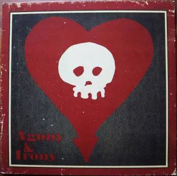 <u>PRESSING INFO</u><br><table class=inf_press><tbody><tr class=inf_info><td class=inf_title>Album:</td><td class=inf_info> Agony & Irony on UK Black  </td></tr>
    <td class=inf_title>Pressing:</td><td> First Pressing /??  </td></tr>
    <td class=inf_title>Release Date:</td><td> 2008  </td></tr>
    <td class=inf_title>Album Pressed:</td><td> 2008  </td></tr>
    <td class=inf_title>Label:</td><td> V2 records - VVR1051181  </td></tr>
    <td class=inf_title>Insert:</td><td> Printed Glossy Inner Sleeve  </td></tr>
    <td class=inf_title>Barcode:</td><td> 5 033197-511818 >  </td></tr>
    <td class=inf_title>Side A Matrix:</td><td> 81818 1A VVR 1051181  </td></tr>
    <td class=inf_title>Side B Matrix:</td><td> 81818 1B VVR 1051181 Francis  </td></tr>
    <td class=inf_title>&nbsp;</td><td> <a href=https://www.discogs.com/release/2170199 target=_blank rel=noopener noreferrer>View This Release on Discogs</a>  </tr></tbody></table>
<br><u>PRICING</u><span class='less' style='padding-left: 8px; color: var(--font-colour_grey);'>(prices shown in USD)</span><br><table class='inf_press'><tbody><tr class='inf_info'>
            <td class='inf_title'>Last Sold:</td>
            <td><span title='Sold for €99.00'>$112.75</span> (May 3, 2026)</td>
            </tr><tr class='inf_info'>
            <td class='inf_title'>History:</td>
            <td>
                <span class='price-low' title='€14.95 · Sold on Jun 17, 2020'>Low: <span class='price-value'>$17.03</span></span>
                <span class='price-separator'>|</span>
                <span class='price-avg'>Avg: <span class='price-value'>$74.91</span></span>
                <span class='price-separator'>|</span>
                <span class='price-high' title='€129.90 · Sold on Feb 22, 2024'>High: <span class='price-value'>$147.94</span></span>
            </td>
            </tr></tbody></table><br>    <br><br><u>TRACKLIST</u><br><table class='inf_tracks'><tbody><tr>
            <td class='inf_num'>A1</td>
            <td class='inf_trk'>Calling All Skeletons</td>
            <td class='inf_len'>3:19</td>
            <td><a href='#' class='lyric-link' data-album-code='ai' data-song-title='Calling All Skeletons'>Lyrics</a></td></tr><tr>
            <td class='inf_num'>A2</td>
            <td class='inf_trk'>Help Me</td>
            <td class='inf_len'>3:45</td>
            <td><a href='#' class='lyric-link' data-album-code='ai' data-song-title='Help Me'>Lyrics</a></td></tr><tr>
            <td class='inf_num'>A3</td>
            <td class='inf_trk'>In Vein</td>
            <td class='inf_len'>3:56</td>
            <td><a href='#' class='lyric-link' data-album-code='ai' data-song-title='In Vein'>Lyrics</a></td></tr><tr>
            <td class='inf_num'>A4</td>
            <td class='inf_trk'>Over And Out</td>
            <td class='inf_len'>3:14</td>
            <td><a href='#' class='lyric-link' data-album-code='ai' data-song-title='Over And Out'>Lyrics</a></td></tr><tr>
            <td class='inf_num'>A5</td>
            <td class='inf_trk'>I Found Away</td>
            <td class='inf_len'>4:01</td>
            <td><a href='#' class='lyric-link' data-album-code='ai' data-song-title='I Found Away'>Lyrics</a></td></tr><tr>
            <td class='inf_num'>A6</td>
            <td class='inf_trk'>Do You Wanna Know?</td>
            <td class='inf_len'>3:36</td>
            <td><a href='#' class='lyric-link' data-album-code='ai' data-song-title='Do You Wanna Know?'>Lyrics</a></td></tr><tr>
            <td class='inf_num'>B1</td>
            <td class='inf_trk'>Live Young, Die Fast</td>
            <td class='inf_len'>4:14</td>
            <td><a href='#' class='lyric-link' data-album-code='ai' data-song-title='Live Young, Die Fast'>Lyrics</a></td></tr><tr>
            <td class='inf_num'>B2</td>
            <td class='inf_trk'>Love Love, Kiss Kiss</td>
            <td class='inf_len'>3:25</td>
            <td><a href='#' class='lyric-link' data-album-code='ai' data-song-title='Love Love, Kiss Kiss'>Lyrics</a></td></tr><tr>
            <td class='inf_num'>B3</td>
            <td class='inf_trk'>Lost And Rendered</td>
            <td class='inf_len'>3:23</td>
            <td><a href='#' class='lyric-link' data-album-code='ai' data-song-title='Lost And Rendered'>Lyrics</a></td></tr><tr>
            <td class='inf_num'>B4</td>
            <td class='inf_trk'>Ruin It</td>
            <td class='inf_len'>3:36</td>
            <td><a href='#' class='lyric-link' data-album-code='ai' data-song-title='Ruin It'>Lyrics</a></td></tr><tr>
            <td class='inf_num'>B5</td>
            <td class='inf_trk'>Into The Night</td>
            <td class='inf_len'>3:23</td>
            <td><a href='#' class='lyric-link' data-album-code='ai' data-song-title='Into The Night'>Lyrics</a></td></tr></tbody></table><br><br>
    <u>NOTES</u><br> Single LP, glossy gatefold sleeve. Printed inner sleeve. Sleeve and center labels are marked with V2 Records/Cooperative Music logos. There are no Epic Records markings on this release.
 - Cover