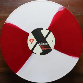 <u>PRESSING INFO</u><br><table class=inf_press><tbody><tr class=inf_info><td class=inf_title>Album:</td><td class=inf_info> Blood, Hair, And Eyeballs on 180g Bone & Red Bowtie (Webstore Exclusive)  </td></tr>
    <td class=inf_title>Pressing:</td><td> First Pressing /1500  </td></tr>
    <td class=inf_title>Release Date:</td><td> Jan. 26th 2024  </td></tr>
    <td class=inf_title>Album Pressed:</td><td> 2024  </td></tr>
    <td class=inf_title>Label:</td><td> Rise Records 536-9  </td></tr>
    <td class=inf_title>Insert:</td><td> Double Sided Glossy  </td></tr>
    <td class=inf_title>Barcode:</td><td> 4 099954-001969  </td></tr>
    <td class=inf_title>Side A Matrix:</td><td> 1D-102761 / RISE536-1-A 273896E1/A  </td></tr>
    <td class=inf_title>Side B Matrix:</td><td> 10-102761 / RISE536-1-B 273896E2/A  </td></tr>
    <td class=inf_title>&nbsp;</td><td> <a href=https://www.discogs.com/release/29586253 target=_blank rel=noopener noreferrer>View This Release on Discogs</a>  </tr></tbody></table>
<br><u>PRICING</u><span class='less' style='padding-left: 8px; color: var(--font-colour_grey);'>(prices shown in USD)</span><br><table class='inf_press'><tbody><tr class='inf_info'>
            <td class='inf_title'>Last Sold:</td>
            <td>$35.00 (Apr 13, 2026)</td>
            </tr><tr class='inf_info'>
            <td class='inf_title'>History:</td>
            <td>
                <span class='price-low' title='Sold on Apr 21, 2025'>Low: <span class='price-value'>$15.00</span></span>
                <span class='price-separator'>|</span>
                <span class='price-avg'>Avg: <span class='price-value'>$28.17</span></span>
                <span class='price-separator'>|</span>
                <span class='price-high' title='Sold on Apr 13, 2026'>High: <span class='price-value'>$35.00</span></span>
            </td>
            </tr></tbody></table><br>    <br><br><u>TRACKLIST</u><br><table class='inf_tracks'><tbody><tr>
            <td class='inf_num'>A1</td>
            <td class='inf_trk'>Hot For Preacher</td>
            <td class='inf_len'>3:46</td>
            <td><a href='#' class='lyric-link' data-album-code='bhe' data-song-title='Hot For Preacher'>Lyrics</a></td></tr><tr>
            <td class='inf_num'>A2</td>
            <td class='inf_trk'>Meet Me</td>
            <td class='inf_len'>3:54</td>
            <td><a href='#' class='lyric-link' data-album-code='bhe' data-song-title='Meet Me'>Lyrics</a></td></tr><tr>
            <td class='inf_num'>A3</td>
            <td class='inf_trk'>Versions Of You</td>
            <td class='inf_len'>3:14</td>
            <td><a href='#' class='lyric-link' data-album-code='bhe' data-song-title='Versions Of You'>Lyrics</a></td></tr><tr>
            <td class='inf_num'>A4</td>
            <td class='inf_trk'>Bad Time</td>
            <td class='inf_len'>2:55</td>
            <td><a href='#' class='lyric-link' data-album-code='bhe' data-song-title='Bad Time'>Lyrics</a></td></tr><tr>
            <td class='inf_num'>A5</td>
            <td class='inf_trk'>Scars</td>
            <td class='inf_len'>3:28</td>
            <td><a href='#' class='lyric-link' data-album-code='bhe' data-song-title='Scars'>Lyrics</a></td></tr><tr>
            <td class='inf_num'>A6</td>
            <td class='inf_trk'>Break</td>
            <td class='inf_len'>3:24</td>
            <td><a href='#' class='lyric-link' data-album-code='bhe' data-song-title='Break'>Lyrics</a></td></tr><tr>
            <td class='inf_num'>B1</td>
            <td class='inf_trk'>Shake With Me</td>
            <td class='inf_len'>3:59</td>
            <td><a href='#' class='lyric-link' data-album-code='bhe' data-song-title='Shake With Me'>Lyrics</a></td></tr><tr>
            <td class='inf_num'>B2</td>
            <td class='inf_trk'>Blood, Hair, And Eyeballs</td>
            <td class='inf_len'>3:01</td>
            <td><a href='#' class='lyric-link' data-album-code='bhe' data-song-title='Blood, Hair, And Eyeballs'>Lyrics</a></td></tr><tr>
            <td class='inf_num'>B3</td>
            <td class='inf_trk'>Hinterlude</td>
            <td class='inf_len'>1:05</td>
            <td><a href='#' class='lyric-link' data-album-code='bhe' data-song-title='Hinterlude'>Lyrics</a></td></tr><tr>
            <td class='inf_num'>B4</td>
            <td class='inf_trk'>Broken Down In A Time Machine</td>
            <td class='inf_len'>3:03</td>
            <td><a href='#' class='lyric-link' data-album-code='bhe' data-song-title='Broken Down In A Time Machine'>Lyrics</a></td></tr><tr>
            <td class='inf_num'>B5</td>
            <td class='inf_trk'>Teenage Heart</td>
            <td class='inf_len'>4:04</td>
            <td><a href='#' class='lyric-link' data-album-code='bhe' data-song-title='Teenage Heart'>Lyrics</a></td></tr></tbody></table><br><br>
    <u>NOTES</u><br> The sticker calls this 'Bone & Red Splatter' but it is a Bowtie variant. Catalog number for this variant is 536-9
 - B