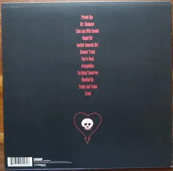 <u>PRESSING INFO</u><br><table class=inf_press><tbody><tr class=inf_info><td class=inf_title>Album:</td><td class=inf_info> From Here To Infirmary on Black (10th Anniversary)  </td></tr>
    <td class=inf_title>Pressing:</td><td> Second Pressing /??  </td></tr>
    <td class=inf_title>Release Date:</td><td> Nov. 15th 2011  </td></tr>
    <td class=inf_title>Album Pressed:</td><td> 2011  </td></tr>
    <td class=inf_title>Label:</td><td> Vagrant Records/Cobraside Distribution CSDLP 1156  </td></tr>
    <td class=inf_title>Insert:</td><td> Double Sided Glossy  </td></tr>
    <td class=inf_title>Barcode:</td><td> 8 29707 95561 7  </td></tr>
    <td class=inf_title>Side A Matrix:</td><td> CSDLP-1156-A  </td></tr>
    <td class=inf_title>Side B Matrix:</td><td> CSDLP-1156-B  </td></tr>
    <td class=inf_title>&nbsp;</td><td> <a href=https://www.discogs.com/release/3842461 target=_blank rel=noopener noreferrer>View This Release on Discogs</a>  </tr></tbody></table>
<br><u>PRICING</u><span class='less' style='padding-left: 8px; color: var(--font-colour_grey);'>(prices shown in USD)</span><br><table class='inf_press'><tbody><tr class='inf_info'>
            <td class='inf_title'>Last Sold:</td>
            <td>$45.00 (Jun 19, 2026)</td>
            </tr><tr class='inf_info'>
            <td class='inf_title'>History:</td>
            <td>
                <span class='price-low' title='€14.00 · Sold on Aug 18, 2019'>Low: <span class='price-value'>$15.94</span></span>
                <span class='price-separator'>|</span>
                <span class='price-avg'>Avg: <span class='price-value'>$31.49</span></span>
                <span class='price-separator'>|</span>
                <span class='price-high' title='£75.00 · Sold on Jul 13, 2021'>High: <span class='price-value'>$99.87</span></span>
            </td>
            </tr></tbody></table><br>    <br><br><u>TRACKLIST</u><br><table class='inf_tracks'><tbody><tr>
            <td class='inf_num'>A1</td>
            <td class='inf_trk'>Private Eye</td>
            <td class='inf_len'>3:30</td>
            <td><a href='#' class='lyric-link' data-album-code='fhti' data-song-title='Private Eye'>Lyrics</a></td></tr><tr>
            <td class='inf_num'>A2</td>
            <td class='inf_trk'>Mr. Chainsaw</td>
            <td class='inf_len'>3:05</td>
            <td><a href='#' class='lyric-link' data-album-code='fhti' data-song-title='Mr. Chainsaw'>Lyrics</a></td></tr><tr>
            <td class='inf_num'>A3</td>
            <td class='inf_trk'>Take Lots With Alcohol</td>
            <td class='inf_len'>3:13</td>
            <td><a href='#' class='lyric-link' data-album-code='fhti' data-song-title='Take Lots With Alcohol'>Lyrics</a></td></tr><tr>
            <td class='inf_num'>A4</td>
            <td class='inf_trk'>Stupid Kid</td>
            <td class='inf_len'>2:23</td>
            <td><a href='#' class='lyric-link' data-album-code='fhti' data-song-title='Stupid Kid'>Lyrics</a></td></tr><tr>
            <td class='inf_num'>A5</td>
            <td class='inf_trk'>Another Innocent Girl</td>
            <td class='inf_len'>3:37</td>
            <td><a href='#' class='lyric-link' data-album-code='fhti' data-song-title='Another Innocent Girl'>Lyrics</a></td></tr><tr>
            <td class='inf_num'>A6</td>
            <td class='inf_trk'>Steamer Trunk</td>
            <td class='inf_len'>2:50</td>
            <td><a href='#' class='lyric-link' data-album-code='fhti' data-song-title='Steamer Trunk'>Lyrics</a></td></tr><tr>
            <td class='inf_num'>B1</td>
            <td class='inf_trk'>You’re Dead</td>
            <td class='inf_len'>3:50</td>
            <td><a href='#' class='lyric-link' data-album-code='fhti' data-song-title='You’re Dead'>Lyrics</a></td></tr><tr>
            <td class='inf_num'>B2</td>
            <td class='inf_trk'>Armageddon</td>
            <td class='inf_len'>2:49</td>
            <td><a href='#' class='lyric-link' data-album-code='fhti' data-song-title='Armageddon'>Lyrics</a></td></tr><tr>
            <td class='inf_num'>B3</td>
            <td class='inf_trk'>I’m Dying Tomorrow</td>
            <td class='inf_len'>2:18</td>
            <td><a href='#' class='lyric-link' data-album-code='fhti' data-song-title='I’m Dying Tomorrow'>Lyrics</a></td></tr><tr>
            <td class='inf_num'>B4</td>
            <td class='inf_trk'>Bloodied Up</td>
            <td class='inf_len'>2:51</td>
            <td><a href='#' class='lyric-link' data-album-code='fhti' data-song-title='Bloodied Up'>Lyrics</a></td></tr><tr>
            <td class='inf_num'>B5</td>
            <td class='inf_trk'>Trucks And Trains</td>
            <td class='inf_len'>3:16</td>
            <td><a href='#' class='lyric-link' data-album-code='fhti' data-song-title='Trucks And Trains'>Lyrics</a></td></tr><tr>
            <td class='inf_num'>B6</td>
            <td class='inf_trk'>Crawl</td>
            <td class='inf_len'>4:25</td>
            <td><a href='#' class='lyric-link' data-album-code='fhti' data-song-title='Crawl'>Lyrics</a></td></tr></tbody></table><br><br>
    <u>NOTES</u><br> This pressing was released on Record Store Day 2011 for the 10th Anniversary Release of this album.
 - Back