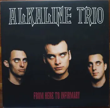 <u>PRESSING INFO</u><br><table class=inf_press><tbody><tr class=inf_info><td class=inf_title>Album:</td><td class=inf_info> From Here To Infirmary on Black (10th Anniversary)  </td></tr>
    <td class=inf_title>Pressing:</td><td> Second Pressing /??  </td></tr>
    <td class=inf_title>Release Date:</td><td> Nov. 15th 2011  </td></tr>
    <td class=inf_title>Album Pressed:</td><td> 2011  </td></tr>
    <td class=inf_title>Label:</td><td> Vagrant Records/Cobraside Distribution CSDLP 1156  </td></tr>
    <td class=inf_title>Insert:</td><td> Double Sided Glossy  </td></tr>
    <td class=inf_title>Barcode:</td><td> 8 29707 95561 7  </td></tr>
    <td class=inf_title>Side A Matrix:</td><td> CSDLP-1156-A  </td></tr>
    <td class=inf_title>Side B Matrix:</td><td> CSDLP-1156-B  </td></tr>
    <td class=inf_title>&nbsp;</td><td> <a href=https://www.discogs.com/release/3842461 target=_blank rel=noopener noreferrer>View This Release on Discogs</a>  </tr></tbody></table>
<br><u>PRICING</u><span class='less' style='padding-left: 8px; color: var(--font-colour_grey);'>(prices shown in USD)</span><br><table class='inf_press'><tbody><tr class='inf_info'>
            <td class='inf_title'>Last Sold:</td>
            <td>$45.00 (Jun 19, 2026)</td>
            </tr><tr class='inf_info'>
            <td class='inf_title'>History:</td>
            <td>
                <span class='price-low' title='€14.00 · Sold on Aug 18, 2019'>Low: <span class='price-value'>$15.94</span></span>
                <span class='price-separator'>|</span>
                <span class='price-avg'>Avg: <span class='price-value'>$31.49</span></span>
                <span class='price-separator'>|</span>
                <span class='price-high' title='£75.00 · Sold on Jul 13, 2021'>High: <span class='price-value'>$99.87</span></span>
            </td>
            </tr></tbody></table><br>    <br><br><u>TRACKLIST</u><br><table class='inf_tracks'><tbody><tr>
            <td class='inf_num'>A1</td>
            <td class='inf_trk'>Private Eye</td>
            <td class='inf_len'>3:30</td>
            <td><a href='#' class='lyric-link' data-album-code='fhti' data-song-title='Private Eye'>Lyrics</a></td></tr><tr>
            <td class='inf_num'>A2</td>
            <td class='inf_trk'>Mr. Chainsaw</td>
            <td class='inf_len'>3:05</td>
            <td><a href='#' class='lyric-link' data-album-code='fhti' data-song-title='Mr. Chainsaw'>Lyrics</a></td></tr><tr>
            <td class='inf_num'>A3</td>
            <td class='inf_trk'>Take Lots With Alcohol</td>
            <td class='inf_len'>3:13</td>
            <td><a href='#' class='lyric-link' data-album-code='fhti' data-song-title='Take Lots With Alcohol'>Lyrics</a></td></tr><tr>
            <td class='inf_num'>A4</td>
            <td class='inf_trk'>Stupid Kid</td>
            <td class='inf_len'>2:23</td>
            <td><a href='#' class='lyric-link' data-album-code='fhti' data-song-title='Stupid Kid'>Lyrics</a></td></tr><tr>
            <td class='inf_num'>A5</td>
            <td class='inf_trk'>Another Innocent Girl</td>
            <td class='inf_len'>3:37</td>
            <td><a href='#' class='lyric-link' data-album-code='fhti' data-song-title='Another Innocent Girl'>Lyrics</a></td></tr><tr>
            <td class='inf_num'>A6</td>
            <td class='inf_trk'>Steamer Trunk</td>
            <td class='inf_len'>2:50</td>
            <td><a href='#' class='lyric-link' data-album-code='fhti' data-song-title='Steamer Trunk'>Lyrics</a></td></tr><tr>
            <td class='inf_num'>B1</td>
            <td class='inf_trk'>You’re Dead</td>
            <td class='inf_len'>3:50</td>
            <td><a href='#' class='lyric-link' data-album-code='fhti' data-song-title='You’re Dead'>Lyrics</a></td></tr><tr>
            <td class='inf_num'>B2</td>
            <td class='inf_trk'>Armageddon</td>
            <td class='inf_len'>2:49</td>
            <td><a href='#' class='lyric-link' data-album-code='fhti' data-song-title='Armageddon'>Lyrics</a></td></tr><tr>
            <td class='inf_num'>B3</td>
            <td class='inf_trk'>I’m Dying Tomorrow</td>
            <td class='inf_len'>2:18</td>
            <td><a href='#' class='lyric-link' data-album-code='fhti' data-song-title='I’m Dying Tomorrow'>Lyrics</a></td></tr><tr>
            <td class='inf_num'>B4</td>
            <td class='inf_trk'>Bloodied Up</td>
            <td class='inf_len'>2:51</td>
            <td><a href='#' class='lyric-link' data-album-code='fhti' data-song-title='Bloodied Up'>Lyrics</a></td></tr><tr>
            <td class='inf_num'>B5</td>
            <td class='inf_trk'>Trucks And Trains</td>
            <td class='inf_len'>3:16</td>
            <td><a href='#' class='lyric-link' data-album-code='fhti' data-song-title='Trucks And Trains'>Lyrics</a></td></tr><tr>
            <td class='inf_num'>B6</td>
            <td class='inf_trk'>Crawl</td>
            <td class='inf_len'>4:25</td>
            <td><a href='#' class='lyric-link' data-album-code='fhti' data-song-title='Crawl'>Lyrics</a></td></tr></tbody></table><br><br>
    <u>NOTES</u><br> This pressing was released on Record Store Day 2011 for the 10th Anniversary Release of this album.
 - Cover