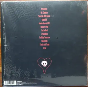 <u>PRESSING INFO</u><br><table class=inf_press><tbody><tr class=inf_info><td class=inf_title>Album:</td><td class=inf_info> From Here To Infirmary on Purple Marble  </td></tr>
    <td class=inf_title>Pressing:</td><td> Second Pressing /126  </td></tr>
    <td class=inf_title>Release Date:</td><td> Nov. 15th 2011  </td></tr>
    <td class=inf_title>Album Pressed:</td><td> 2011  </td></tr>
    <td class=inf_title>Label:</td><td> Vagrant Records/Cobraside Distribution CSDLP 1156  </td></tr>
    <td class=inf_title>Insert:</td><td> Double Sided Glossy  </td></tr>
    <td class=inf_title>Barcode:</td><td> 8 29707-95561 7  </td></tr>
    <td class=inf_title>Side A Matrix:</td><td> CSDLP-1156-A  </td></tr>
    <td class=inf_title>Side B Matrix:</td><td> CSDLP-1156-B  </td></tr>
    <td class=inf_title>&nbsp;</td><td> <a href=https://www.discogs.com/release/5384638 target=_blank rel=noopener noreferrer>View This Release on Discogs</a>  </tr></tbody></table>
<br><u>PRICING</u><span class='less' style='padding-left: 8px; color: var(--font-colour_grey);'>(prices shown in USD)</span><br><table class='inf_press'><tbody><tr class='inf_info'>
            <td class='inf_title'>Last Sold:</td>
            <td>$80.00 (Apr 4, 2026)</td>
            </tr><tr class='inf_info'>
            <td class='inf_title'>History:</td>
            <td>
                <span class='price-low' title='Sold on Dec 20, 2016'>Low: <span class='price-value'>$30.00</span></span>
                <span class='price-separator'>|</span>
                <span class='price-avg'>Avg: <span class='price-value'>$60.38</span></span>
                <span class='price-separator'>|</span>
                <span class='price-high' title='Sold on Dec 5, 2025'>High: <span class='price-value'>$150.00</span></span>
            </td>
            </tr></tbody></table><br>    <br><br><u>TRACKLIST</u><br><table class='inf_tracks'><tbody><tr>
            <td class='inf_num'>A1</td>
            <td class='inf_trk'>Private Eye</td>
            <td class='inf_len'>3:30</td>
            <td><a href='#' class='lyric-link' data-album-code='fhti' data-song-title='Private Eye'>Lyrics</a></td></tr><tr>
            <td class='inf_num'>A2</td>
            <td class='inf_trk'>Mr. Chainsaw</td>
            <td class='inf_len'>3:05</td>
            <td><a href='#' class='lyric-link' data-album-code='fhti' data-song-title='Mr. Chainsaw'>Lyrics</a></td></tr><tr>
            <td class='inf_num'>A3</td>
            <td class='inf_trk'>Take Lots With Alcohol</td>
            <td class='inf_len'>3:13</td>
            <td><a href='#' class='lyric-link' data-album-code='fhti' data-song-title='Take Lots With Alcohol'>Lyrics</a></td></tr><tr>
            <td class='inf_num'>A4</td>
            <td class='inf_trk'>Stupid Kid</td>
            <td class='inf_len'>2:23</td>
            <td><a href='#' class='lyric-link' data-album-code='fhti' data-song-title='Stupid Kid'>Lyrics</a></td></tr><tr>
            <td class='inf_num'>A5</td>
            <td class='inf_trk'>Another Innocent Girl</td>
            <td class='inf_len'>3:37</td>
            <td><a href='#' class='lyric-link' data-album-code='fhti' data-song-title='Another Innocent Girl'>Lyrics</a></td></tr><tr>
            <td class='inf_num'>A6</td>
            <td class='inf_trk'>Steamer Trunk</td>
            <td class='inf_len'>2:50</td>
            <td><a href='#' class='lyric-link' data-album-code='fhti' data-song-title='Steamer Trunk'>Lyrics</a></td></tr><tr>
            <td class='inf_num'>B1</td>
            <td class='inf_trk'>You’re Dead</td>
            <td class='inf_len'>3:50</td>
            <td><a href='#' class='lyric-link' data-album-code='fhti' data-song-title='You’re Dead'>Lyrics</a></td></tr><tr>
            <td class='inf_num'>B2</td>
            <td class='inf_trk'>Armageddon</td>
            <td class='inf_len'>2:49</td>
            <td><a href='#' class='lyric-link' data-album-code='fhti' data-song-title='Armageddon'>Lyrics</a></td></tr><tr>
            <td class='inf_num'>B3</td>
            <td class='inf_trk'>I’m Dying Tomorrow</td>
            <td class='inf_len'>2:18</td>
            <td><a href='#' class='lyric-link' data-album-code='fhti' data-song-title='I’m Dying Tomorrow'>Lyrics</a></td></tr><tr>
            <td class='inf_num'>B4</td>
            <td class='inf_trk'>Bloodied Up</td>
            <td class='inf_len'>2:51</td>
            <td><a href='#' class='lyric-link' data-album-code='fhti' data-song-title='Bloodied Up'>Lyrics</a></td></tr><tr>
            <td class='inf_num'>B5</td>
            <td class='inf_trk'>Trucks And Trains</td>
            <td class='inf_len'>3:16</td>
            <td><a href='#' class='lyric-link' data-album-code='fhti' data-song-title='Trucks And Trains'>Lyrics</a></td></tr><tr>
            <td class='inf_num'>B6</td>
            <td class='inf_trk'>Crawl</td>
            <td class='inf_len'>4:25</td>
            <td><a href='#' class='lyric-link' data-album-code='fhti' data-song-title='Crawl'>Lyrics</a></td></tr></tbody></table><br><br>
    <u>NOTES</u><br> none
 - Back