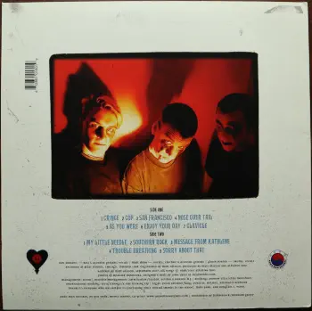 <u>PRESSING INFO</u><br><table class=inf_press><tbody><tr class=inf_info><td class=inf_title>Album:</td><td class=inf_info> Goddamnit Redux on Black  </td></tr>
    <td class=inf_title>Pressing:</td><td> Fifth Pressing /500  </td></tr>
    <td class=inf_title>Release Date:</td><td> 2013  </td></tr>
    <td class=inf_title>Album Pressed:</td><td> 2013  </td></tr>
    <td class=inf_title>Label:</td><td> Asianman Records AM-160  </td></tr>
    <td class=inf_title>Insert:</td><td> Double Sided Glossy  </td></tr>
    <td class=inf_title>Barcode:</td><td> 6 12851-01601 9  </td></tr>
    <td class=inf_title>Side A Matrix:</td><td> [etched] AM-160-A S-65748 [stamped] GOLDEN  </td></tr>
    <td class=inf_title>Side B Matrix:</td><td> [etched] AM-160-B S-65749 [stamped] GOLDEN  </td></tr>
    <td class=inf_title>&nbsp;</td><td> <a href=https://www.discogs.com/release/4835960-Alkaline-Trio-Goddamnit target=_blank rel=noopener noreferrer>View This Release on Discogs</a>  </tr></tbody></table>
<br><u>PRICING</u><span class='less' style='padding-left: 8px; color: var(--font-colour_grey);'>(prices shown in USD)</span><br><table class='inf_press'><tbody><tr class='inf_info'>
            <td class='inf_title'>Last Sold:</td>
            <td>$15.44 (Dec 30, 2025)</td>
            </tr><tr class='inf_info'>
            <td class='inf_title'>History:</td>
            <td>
                <span class='price-low' title='Sold on Feb 12, 2025'>Low: <span class='price-value'>$12.00</span></span>
                <span class='price-separator'>|</span>
                <span class='price-avg'>Avg: <span class='price-value'>$23.05</span></span>
                <span class='price-separator'>|</span>
                <span class='price-high' title='Sold on Jul 6, 2022'>High: <span class='price-value'>$49.99</span></span>
            </td>
            </tr></tbody></table><br>    <br><br><u>TRACKLIST</u><br><table class='inf_tracks'><tbody><tr>
            <td class='inf_num'>A1</td>
            <td class='inf_trk'>Cringe</td>
            <td class='inf_len'>2:23</td>
            <td><a href='#' class='lyric-link' data-album-code='gd' data-song-title='Cringe'>Lyrics</a></td></tr><tr>
            <td class='inf_num'>A2</td>
            <td class='inf_trk'>Cop</td>
            <td class='inf_len'>2:18</td>
            <td><a href='#' class='lyric-link' data-album-code='gd' data-song-title='Cop'>Lyrics</a></td></tr><tr>
            <td class='inf_num'>A3</td>
            <td class='inf_trk'>San Francisco</td>
            <td class='inf_len'>3:52</td>
            <td><a href='#' class='lyric-link' data-album-code='gd' data-song-title='San Francisco'>Lyrics</a></td></tr><tr>
            <td class='inf_num'>A4</td>
            <td class='inf_trk'>Nose Over Tail</td>
            <td class='inf_len'>2:37</td>
            <td><a href='#' class='lyric-link' data-album-code='gd' data-song-title='Nose Over Tail'>Lyrics</a></td></tr><tr>
            <td class='inf_num'>A5</td>
            <td class='inf_trk'>As You Were</td>
            <td class='inf_len'>2:11</td>
            <td><a href='#' class='lyric-link' data-album-code='gd' data-song-title='As You Were'>Lyrics</a></td></tr><tr>
            <td class='inf_num'>A6</td>
            <td class='inf_trk'>Enjoy Your Day</td>
            <td class='inf_len'>2:17</td>
            <td><a href='#' class='lyric-link' data-album-code='gd' data-song-title='Enjoy Your Day'>Lyrics</a></td></tr><tr>
            <td class='inf_num'>A7</td>
            <td class='inf_trk'>Clavicle</td>
            <td class='inf_len'>2:28</td>
            <td><a href='#' class='lyric-link' data-album-code='gd' data-song-title='Clavicle'>Lyrics</a></td></tr><tr>
            <td class='inf_num'>B1</td>
            <td class='inf_trk'>My Little Needle</td>
            <td class='inf_len'>3:01</td>
            <td><a href='#' class='lyric-link' data-album-code='gd' data-song-title='My Little Needle'>Lyrics</a></td></tr><tr>
            <td class='inf_num'>B2</td>
            <td class='inf_trk'>Southern Rock</td>
            <td class='inf_len'>3:05</td>
            <td><a href='#' class='lyric-link' data-album-code='gd' data-song-title='Southern Rock'>Lyrics</a></td></tr><tr>
            <td class='inf_num'>B3</td>
            <td class='inf_trk'>Message From Kathlene</td>
            <td class='inf_len'>3:22</td>
            <td><a href='#' class='lyric-link' data-album-code='gd' data-song-title='Message From Kathlene'>Lyrics</a></td></tr><tr>
            <td class='inf_num'>B4</td>
            <td class='inf_trk'>Trouble Breathing</td>
            <td class='inf_len'>3:55</td>
            <td><a href='#' class='lyric-link' data-album-code='gd' data-song-title='Trouble Breathing'>Lyrics</a></td></tr><tr>
            <td class='inf_num'>B5</td>
            <td class='inf_trk'>Sorry About That</td>
            <td class='inf_len'>3:21</td>
            <td><a href='#' class='lyric-link' data-album-code='gd' data-song-title='Sorry About That'>Lyrics</a></td></tr></tbody></table><br><br>
    <u>NOTES</u><br> This 5th pressing has a matte cover but the lettering and clocks on the front, as well as the track titles and Heart & Skull logo on the back, have a glossy finish.
 - Back