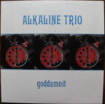 <u>PRESSING INFO</u><br><table class=inf_press><tbody><tr class=inf_info><td class=inf_title>Album:</td><td class=inf_info> Goddamnit Redux on Random Colour 'Half Blue / Half Brown'  </td></tr>
    <td class=inf_title>Pressing:</td><td> Sixteenth Pressing /1000  </td></tr>
    <td class=inf_title>Release Date:</td><td> Feb. 15th 2021  </td></tr>
    <td class=inf_title>Album Pressed:</td><td> 2021  </td></tr>
    <td class=inf_title>Label:</td><td> Asianman Records AM-160  </td></tr>
    <td class=inf_title>Insert:</td><td> Double Sided Glossy  </td></tr>
    <td class=inf_title>Barcode:</td><td> 6 12851-01601 9  </td></tr>
    <td class=inf_title>Side A Matrix:</td><td> [etched] AM-160-A S-65748 [stamped] GOLDEN  </td></tr>
    <td class=inf_title>Side B Matrix:</td><td> [etched] AM-160-B S-65749 [stamped] GOLDEN  </td></tr>
    <td class=inf_title>&nbsp;</td><td> <a href=https://www.discogs.com/release/17544028-Alkaline-Trio-Goddamnit target=_blank rel=noopener noreferrer>View This Release on Discogs</a>  </tr></tbody></table>
<br><u>PRICING</u><span class='less' style='padding-left: 8px; color: var(--font-colour_grey);'>(prices shown in USD)</span><br><table class='inf_press'><tbody><tr class='inf_info'>
            <td class='inf_title'>Last Sold:</td>
            <td>$33.15 (Feb 7, 2025)</td>
            </tr><tr class='inf_info'>
            <td class='inf_title'>History:</td>
            <td>
                <span class='price-low' title='Sold on Aug 29, 2021'>Low: <span class='price-value'>$15.00</span></span>
                <span class='price-separator'>|</span>
                <span class='price-avg'>Avg: <span class='price-value'>$29.77</span></span>
                <span class='price-separator'>|</span>
                <span class='price-high' title='Sold on Jun 17, 2021'>High: <span class='price-value'>$39.99</span></span>
            </td>
            </tr></tbody></table><br>    <br><br><u>TRACKLIST</u><br><table class='inf_tracks'><tbody><tr>
            <td class='inf_num'>A1</td>
            <td class='inf_trk'>Cringe</td>
            <td class='inf_len'>2:23</td>
            <td><a href='#' class='lyric-link' data-album-code='gd' data-song-title='Cringe'>Lyrics</a></td></tr><tr>
            <td class='inf_num'>A2</td>
            <td class='inf_trk'>Cop</td>
            <td class='inf_len'>2:18</td>
            <td><a href='#' class='lyric-link' data-album-code='gd' data-song-title='Cop'>Lyrics</a></td></tr><tr>
            <td class='inf_num'>A3</td>
            <td class='inf_trk'>San Francisco</td>
            <td class='inf_len'>3:52</td>
            <td><a href='#' class='lyric-link' data-album-code='gd' data-song-title='San Francisco'>Lyrics</a></td></tr><tr>
            <td class='inf_num'>A4</td>
            <td class='inf_trk'>Nose Over Tail</td>
            <td class='inf_len'>2:37</td>
            <td><a href='#' class='lyric-link' data-album-code='gd' data-song-title='Nose Over Tail'>Lyrics</a></td></tr><tr>
            <td class='inf_num'>A5</td>
            <td class='inf_trk'>As You Were</td>
            <td class='inf_len'>2:11</td>
            <td><a href='#' class='lyric-link' data-album-code='gd' data-song-title='As You Were'>Lyrics</a></td></tr><tr>
            <td class='inf_num'>A6</td>
            <td class='inf_trk'>Enjoy Your Day</td>
            <td class='inf_len'>2:17</td>
            <td><a href='#' class='lyric-link' data-album-code='gd' data-song-title='Enjoy Your Day'>Lyrics</a></td></tr><tr>
            <td class='inf_num'>A7</td>
            <td class='inf_trk'>Clavicle</td>
            <td class='inf_len'>2:28</td>
            <td><a href='#' class='lyric-link' data-album-code='gd' data-song-title='Clavicle'>Lyrics</a></td></tr><tr>
            <td class='inf_num'>B1</td>
            <td class='inf_trk'>My Little Needle</td>
            <td class='inf_len'>3:01</td>
            <td><a href='#' class='lyric-link' data-album-code='gd' data-song-title='My Little Needle'>Lyrics</a></td></tr><tr>
            <td class='inf_num'>B2</td>
            <td class='inf_trk'>Southern Rock</td>
            <td class='inf_len'>3:05</td>
            <td><a href='#' class='lyric-link' data-album-code='gd' data-song-title='Southern Rock'>Lyrics</a></td></tr><tr>
            <td class='inf_num'>B3</td>
            <td class='inf_trk'>Message From Kathlene</td>
            <td class='inf_len'>3:22</td>
            <td><a href='#' class='lyric-link' data-album-code='gd' data-song-title='Message From Kathlene'>Lyrics</a></td></tr><tr>
            <td class='inf_num'>B4</td>
            <td class='inf_trk'>Trouble Breathing</td>
            <td class='inf_len'>3:55</td>
            <td><a href='#' class='lyric-link' data-album-code='gd' data-song-title='Trouble Breathing'>Lyrics</a></td></tr><tr>
            <td class='inf_num'>B5</td>
            <td class='inf_trk'>Sorry About That</td>
            <td class='inf_len'>3:21</td>
            <td><a href='#' class='lyric-link' data-album-code='gd' data-song-title='Sorry About That'>Lyrics</a></td></tr></tbody></table><br><br>
    <u>NOTES</u><br> Thin white border around insert. Former DVD order form is now covered by Heart/Skull logos. Center labels are black Heart/Skull logos. The sleeve of this release has a flat finish, compared to previous pressings that had glossy features.
 - Cover