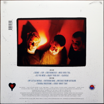 <u>PRESSING INFO</u><br><table class=inf_press><tbody><tr class=inf_info><td class=inf_title>Album:</td><td class=inf_info> Goddamnit Redux on Random Colour 'Red Marble'  </td></tr>
    <td class=inf_title>Pressing:</td><td> Twenty-Third Pressing /500  </td></tr>
    <td class=inf_title>Release Date:</td><td> Jan. 24th 2026  </td></tr>
    <td class=inf_title>Album Pressed:</td><td> 2026  </td></tr>
    <td class=inf_title>Label:</td><td> Asianman Records AM-160  </td></tr>
    <td class=inf_title>Insert:</td><td> Double Sided Glossy  </td></tr>
    <td class=inf_title>Barcode:</td><td> 6 12851-01601 9  </td></tr>
    <td class=inf_title>Side A Matrix:</td><td> [etched] AM-160-A S-65748 [stamped] GOLDEN  </td></tr>
    <td class=inf_title>Side B Matrix:</td><td> [etched] AM-160-B S-65749 [stamped] GOLDEN  </td></tr>
    <td class=inf_title>&nbsp;</td><td> <a href=https://www.discogs.com/release/36435574-Alkaline-Trio-Goddamnit target=_blank rel=noopener noreferrer>View This Release on Discogs</a>  </tr></tbody></table>
<br><u>PRICING</u><span class='less' style='padding-left: 8px; color: var(--font-colour_grey);'>(prices shown in USD)</span><br><table class='inf_press'><tbody><tr class='inf_info'>
            <td class='inf_title'>Last Sold:</td>
            <td>$20.00 (Apr 13, 2026)</td>
            </tr><tr class='inf_info'>
            <td class='inf_title'>History:</td>
            <td>
                <span class='price-low' title='Sold on Apr 13, 2026'>Low: <span class='price-value'>$20.00</span></span>
                <span class='price-separator'>|</span>
                <span class='price-avg'>Avg: <span class='price-value'>$20.00</span></span>
                <span class='price-separator'>|</span>
                <span class='price-high' title='Sold on Apr 13, 2026'>High: <span class='price-value'>$20.00</span></span>
            </td>
            </tr></tbody></table><br>    <br><br><u>TRACKLIST</u><br><table class='inf_tracks'><tbody><tr>
            <td class='inf_num'>A1</td>
            <td class='inf_trk'>Cringe</td>
            <td class='inf_len'>2:23</td>
            <td><a href='#' class='lyric-link' data-album-code='gd' data-song-title='Cringe'>Lyrics</a></td></tr><tr>
            <td class='inf_num'>A2</td>
            <td class='inf_trk'>Cop</td>
            <td class='inf_len'>2:18</td>
            <td><a href='#' class='lyric-link' data-album-code='gd' data-song-title='Cop'>Lyrics</a></td></tr><tr>
            <td class='inf_num'>A3</td>
            <td class='inf_trk'>San Francisco</td>
            <td class='inf_len'>3:52</td>
            <td><a href='#' class='lyric-link' data-album-code='gd' data-song-title='San Francisco'>Lyrics</a></td></tr><tr>
            <td class='inf_num'>A4</td>
            <td class='inf_trk'>Nose Over Tail</td>
            <td class='inf_len'>2:37</td>
            <td><a href='#' class='lyric-link' data-album-code='gd' data-song-title='Nose Over Tail'>Lyrics</a></td></tr><tr>
            <td class='inf_num'>A5</td>
            <td class='inf_trk'>As You Were</td>
            <td class='inf_len'>2:11</td>
            <td><a href='#' class='lyric-link' data-album-code='gd' data-song-title='As You Were'>Lyrics</a></td></tr><tr>
            <td class='inf_num'>A6</td>
            <td class='inf_trk'>Enjoy Your Day</td>
            <td class='inf_len'>2:17</td>
            <td><a href='#' class='lyric-link' data-album-code='gd' data-song-title='Enjoy Your Day'>Lyrics</a></td></tr><tr>
            <td class='inf_num'>A7</td>
            <td class='inf_trk'>Clavicle</td>
            <td class='inf_len'>2:28</td>
            <td><a href='#' class='lyric-link' data-album-code='gd' data-song-title='Clavicle'>Lyrics</a></td></tr><tr>
            <td class='inf_num'>B1</td>
            <td class='inf_trk'>My Little Needle</td>
            <td class='inf_len'>3:01</td>
            <td><a href='#' class='lyric-link' data-album-code='gd' data-song-title='My Little Needle'>Lyrics</a></td></tr><tr>
            <td class='inf_num'>B2</td>
            <td class='inf_trk'>Southern Rock</td>
            <td class='inf_len'>3:05</td>
            <td><a href='#' class='lyric-link' data-album-code='gd' data-song-title='Southern Rock'>Lyrics</a></td></tr><tr>
            <td class='inf_num'>B3</td>
            <td class='inf_trk'>Message From Kathlene</td>
            <td class='inf_len'>3:22</td>
            <td><a href='#' class='lyric-link' data-album-code='gd' data-song-title='Message From Kathlene'>Lyrics</a></td></tr><tr>
            <td class='inf_num'>B4</td>
            <td class='inf_trk'>Trouble Breathing</td>
            <td class='inf_len'>3:55</td>
            <td><a href='#' class='lyric-link' data-album-code='gd' data-song-title='Trouble Breathing'>Lyrics</a></td></tr><tr>
            <td class='inf_num'>B5</td>
            <td class='inf_trk'>Sorry About That</td>
            <td class='inf_len'>3:21</td>
            <td><a href='#' class='lyric-link' data-album-code='gd' data-song-title='Sorry About That'>Lyrics</a></td></tr></tbody></table><br><br>
    <u>NOTES</u><br> Thin white border around insert. Former DVD order form is now covered by Heart/Skull logos. Center labels are black Heart/Skull logos.
 - Back