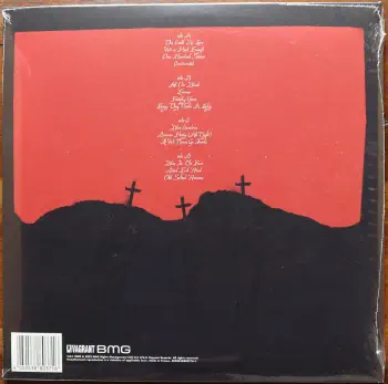 <u>PRESSING INFO</u><br><table class=inf_press><tbody><tr class=inf_info><td class=inf_title>Album:</td><td class=inf_info> Good Mourning on Black | Black (Vagrant 25th Anniversary)  </td></tr>
    <td class=inf_title>Pressing:</td><td> Fourth Pressing /??  </td></tr>
    <td class=inf_title>Release Date:</td><td> June 9th 2023  </td></tr>
    <td class=inf_title>Album Pressed:</td><td> 2023  </td></tr>
    <td class=inf_title>Label:</td><td> Vagrant Records/BMG - 538803710  </td></tr>
    <td class=inf_title>Insert:</td><td> none  </td></tr>
    <td class=inf_title>Barcode:</td><td> 4 050538-803716  </td></tr>
    <td class=inf_title>Side A Matrix:</td><td> [stamped] MPO®23 299478 [etched] Kr SST 538823181 A²  </td></tr>
    <td class=inf_title>Side B Matrix:</td><td> [stamped] MPO®23 299477 [etched] Kr SST 538823181 B²  </td></tr>
    <td class=inf_title>Side C Matrix:</td><td> [stamped] MPO®23 299515 [etched] Kr SST 538823181 C²  </td></tr>
    <td class=inf_title>Side D Matrix:</td><td> [stamped] MPO®22 293885 [etched] Kr SST 538823181 D²  </td></tr>
    <td class=inf_title>&nbsp;</td><td> <a href=https://www.discogs.com/release/27338091 target=_blank rel=noopener noreferrer>View This Release on Discogs</a>  </tr></tbody></table>
<br><u>PRICING</u><span class='less' style='padding-left: 8px; color: var(--font-colour_grey);'>(prices shown in USD)</span><br><table class='inf_press'><tbody><tr class='inf_info'>
            <td class='inf_title'>Last Sold:</td>
            <td>$40.00 (Jun 29, 2026)</td>
            </tr><tr class='inf_info'>
            <td class='inf_title'>History:</td>
            <td>
                <span class='price-low' title='Sold on Feb 10, 2024'>Low: <span class='price-value'>$25.00</span></span>
                <span class='price-separator'>|</span>
                <span class='price-avg'>Avg: <span class='price-value'>$39.70</span></span>
                <span class='price-separator'>|</span>
                <span class='price-high' title='€50.90 · Sold on Apr 4, 2024'>High: <span class='price-value'>$57.97</span></span>
            </td>
            </tr></tbody></table><br>    <br><br><u>TRACKLIST</u><br><table class='inf_tracks'><tbody><tr>
            <td class='inf_num'>A1</td>
            <td class='inf_trk'>This Could Be Love (For Fire)</td>
            <td class='inf_len'>3:47</td>
            <td><a href='#' class='lyric-link' data-album-code='gm' data-song-title='This Could Be Love (For Fire)'>Lyrics</a></td></tr><tr>
            <td class='inf_num'>A2</td>
            <td class='inf_trk'>We’ve Had Enough</td>
            <td class='inf_len'>2:51</td>
            <td><a href='#' class='lyric-link' data-album-code='gm' data-song-title='We’ve Had Enough'>Lyrics</a></td></tr><tr>
            <td class='inf_num'>A3</td>
            <td class='inf_trk'>One Hundred Stories</td>
            <td class='inf_len'>3:40</td>
            <td><a href='#' class='lyric-link' data-album-code='gm' data-song-title='One Hundred Stories'>Lyrics</a></td></tr><tr>
            <td class='inf_num'>A4</td>
            <td class='inf_trk'>Continental</td>
            <td class='inf_len'>3:28</td>
            <td><a href='#' class='lyric-link' data-album-code='gm' data-song-title='Continental'>Lyrics</a></td></tr><tr>
            <td class='inf_num'>B1</td>
            <td class='inf_trk'>All On Black</td>
            <td class='inf_len'>4:00</td>
            <td><a href='#' class='lyric-link' data-album-code='gm' data-song-title='All On Black'>Lyrics</a></td></tr><tr>
            <td class='inf_num'>B2</td>
            <td class='inf_trk'>Emma</td>
            <td class='inf_len'>2:41</td>
            <td><a href='#' class='lyric-link' data-album-code='gm' data-song-title='Emma'>Lyrics</a></td></tr><tr>
            <td class='inf_num'>B3</td>
            <td class='inf_trk'>Fatally Yours</td>
            <td class='inf_len'>2:16</td>
            <td><a href='#' class='lyric-link' data-album-code='gm' data-song-title='Fatally Yours'>Lyrics</a></td></tr><tr>
            <td class='inf_num'>B4</td>
            <td class='inf_trk'>Every Thug Needs A Lady</td>
            <td class='inf_len'>3:19</td>
            <td><a href='#' class='lyric-link' data-album-code='gm' data-song-title='Every Thug Needs A Lady'>Lyrics</a></td></tr><tr>
            <td class='inf_num'>C1</td>
            <td class='inf_trk'>Blue Carolina</td>
            <td class='inf_len'>3:28</td>
            <td><a href='#' class='lyric-link' data-album-code='gm' data-song-title='Blue Carolina'>Lyrics</a></td></tr><tr>
            <td class='inf_num'>C2</td>
            <td class='inf_trk'>Donner Party (All Night)</td>
            <td class='inf_len'>2:44</td>
            <td><a href='#' class='lyric-link' data-album-code='gm' data-song-title='Donner Party (All Night)'>Lyrics</a></td></tr><tr>
            <td class='inf_num'>C3</td>
            <td class='inf_trk'>If We Never Go Inside</td>
            <td class='inf_len'>3:46</td>
            <td><a href='#' class='lyric-link' data-album-code='gm' data-song-title='If We Never Go Inside'>Lyrics</a></td></tr><tr>
            <td class='inf_num'>D1</td>
            <td class='inf_trk'>Blue In The Face</td>
            <td class='inf_len'>3:05</td>
            <td><a href='#' class='lyric-link' data-album-code='gm' data-song-title='Blue In The Face'>Lyrics</a></td></tr><tr>
            <td class='inf_num'>D2</td>
            <td class='inf_trk'>Dead End Road</td>
            <td class='inf_len'>3:00</td>
            <td><a href='#' class='lyric-link' data-album-code='gm' data-song-title='Dead End Road'>Lyrics</a></td></tr><tr>
            <td class='inf_num'>D3</td>
            <td class='inf_trk'>Old School Reasons</td>
            <td class='inf_len'>3:00</td>
            <td><a href='#' class='lyric-link' data-album-code='gm' data-song-title='Old School Reasons'>Lyrics</a></td></tr></tbody></table><br><br>
    <u>NOTES</u><br> 
 - Back