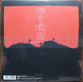 <u>PRESSING INFO</u><br><table class=inf_press><tbody><tr class=inf_info><td class=inf_title>Album:</td><td class=inf_info> Good Mourning on Red & Black Split | Red & Black Split (Vagrant 20th Anniversary)  </td></tr>
    <td class=inf_title>Pressing:</td><td> Third Pressing /1500  </td></tr>
    <td class=inf_title>Release Date:</td><td> Feb. 8th 2017  </td></tr>
    <td class=inf_title>Album Pressed:</td><td> 2017  </td></tr>
    <td class=inf_title>Label:</td><td> Vagrant Records/BMG VR4408  </td></tr>
    <td class=inf_title>Insert:</td><td> none  </td></tr>
    <td class=inf_title>Barcode:</td><td> 4 050538-230246  </td></tr>
    <td class=inf_title>Side A Matrix:</td><td> SP VR4408 A VR4408 A ALKALINE TRIO - GOOD MOURNING  </td></tr>
    <td class=inf_title>Side B Matrix:</td><td> VR4408 B  </td></tr>
    <td class=inf_title>Side C Matrix:</td><td> SP VR4408 C  </td></tr>
    <td class=inf_title>Side D Matrix:</td><td> SP VR4408 D  </td></tr>
    <td class=inf_title>&nbsp;</td><td> <a href=https://www.discogs.com/release/9648187 target=_blank rel=noopener noreferrer>View This Release on Discogs</a>  </tr></tbody></table>
<br><u>PRICING</u><span class='less' style='padding-left: 8px; color: var(--font-colour_grey);'>(prices shown in USD)</span><br><table class='inf_press'><tbody><tr class='inf_info'>
            <td class='inf_title'>Last Sold:</td>
            <td><span title='Sold for CA$85.00'>$60.26</span> (Feb 1, 2026)</td>
            </tr><tr class='inf_info'>
            <td class='inf_title'>History:</td>
            <td>
                <span class='price-low' title='Sold on Feb 19, 2024'>Low: <span class='price-value'>$50.00</span></span>
                <span class='price-separator'>|</span>
                <span class='price-avg'>Avg: <span class='price-value'>$134.34</span></span>
                <span class='price-separator'>|</span>
                <span class='price-high' title='Sold on Jan 16, 2023'>High: <span class='price-value'>$220.00</span></span>
            </td>
            </tr></tbody></table><br>    <br><br><u>TRACKLIST</u><br><table class='inf_tracks'><tbody><tr>
            <td class='inf_num'>A1</td>
            <td class='inf_trk'>This Could Be Love (For Fire)</td>
            <td class='inf_len'>3:47</td>
            <td><a href='#' class='lyric-link' data-album-code='gm' data-song-title='This Could Be Love (For Fire)'>Lyrics</a></td></tr><tr>
            <td class='inf_num'>A2</td>
            <td class='inf_trk'>We’ve Had Enough</td>
            <td class='inf_len'>2:51</td>
            <td><a href='#' class='lyric-link' data-album-code='gm' data-song-title='We’ve Had Enough'>Lyrics</a></td></tr><tr>
            <td class='inf_num'>A3</td>
            <td class='inf_trk'>One Hundred Stories</td>
            <td class='inf_len'>3:40</td>
            <td><a href='#' class='lyric-link' data-album-code='gm' data-song-title='One Hundred Stories'>Lyrics</a></td></tr><tr>
            <td class='inf_num'>B1</td>
            <td class='inf_trk'>Continental</td>
            <td class='inf_len'>3:28</td>
            <td><a href='#' class='lyric-link' data-album-code='gm' data-song-title='Continental'>Lyrics</a></td></tr><tr>
            <td class='inf_num'>B2</td>
            <td class='inf_trk'>All On Black</td>
            <td class='inf_len'>4:00</td>
            <td><a href='#' class='lyric-link' data-album-code='gm' data-song-title='All On Black'>Lyrics</a></td></tr><tr>
            <td class='inf_num'>B3</td>
            <td class='inf_trk'>Emma</td>
            <td class='inf_len'>2:41</td>
            <td><a href='#' class='lyric-link' data-album-code='gm' data-song-title='Emma'>Lyrics</a></td></tr><tr>
            <td class='inf_num'>C1</td>
            <td class='inf_trk'>Fatally Yours</td>
            <td class='inf_len'>2:16</td>
            <td><a href='#' class='lyric-link' data-album-code='gm' data-song-title='Fatally Yours'>Lyrics</a></td></tr><tr>
            <td class='inf_num'>C2</td>
            <td class='inf_trk'>Every Thug Needs A Lady</td>
            <td class='inf_len'>3:19</td>
            <td><a href='#' class='lyric-link' data-album-code='gm' data-song-title='Every Thug Needs A Lady'>Lyrics</a></td></tr><tr>
            <td class='inf_num'>C3</td>
            <td class='inf_trk'>Blue Carolina</td>
            <td class='inf_len'>3:28</td>
            <td><a href='#' class='lyric-link' data-album-code='gm' data-song-title='Blue Carolina'>Lyrics</a></td></tr><tr>
            <td class='inf_num'>C4</td>
            <td class='inf_trk'>Donner Party (All Night)</td>
            <td class='inf_len'>2:44</td>
            <td><a href='#' class='lyric-link' data-album-code='gm' data-song-title='Donner Party (All Night)'>Lyrics</a></td></tr><tr>
            <td class='inf_num'>D1</td>
            <td class='inf_trk'>If We Never Go Inside</td>
            <td class='inf_len'>3:46</td>
            <td><a href='#' class='lyric-link' data-album-code='gm' data-song-title='If We Never Go Inside'>Lyrics</a></td></tr><tr>
            <td class='inf_num'>D2</td>
            <td class='inf_trk'>Blue In The Face</td>
            <td class='inf_len'>3:05</td>
            <td><a href='#' class='lyric-link' data-album-code='gm' data-song-title='Blue In The Face'>Lyrics</a></td></tr><tr>
            <td class='inf_num'>D3</td>
            <td class='inf_trk'>Dead End Road</td>
            <td class='inf_len'>3:00</td>
            <td><a href='#' class='lyric-link' data-album-code='gm' data-song-title='Dead End Road'>Lyrics</a></td></tr><tr>
            <td class='inf_num'>D4</td>
            <td class='inf_trk'>Old School Reasons</td>
            <td class='inf_len'>3:00</td>
            <td><a href='#' class='lyric-link' data-album-code='gm' data-song-title='Old School Reasons'>Lyrics</a></td></tr></tbody></table><br><br>
    <u>NOTES</u><br> 2xLP, gatefold sleeve. Vagrant/BMG markings on sleeve and labels.
 - Back