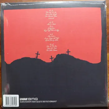 <u>PRESSING INFO</u><br><table class=inf_press><tbody><tr class=inf_info><td class=inf_title>Album:</td><td class=inf_info> Good Mourning on Red & Black Marble | Red & Black Marble (Newbury Comics Exclusive)  </td></tr>
    <td class=inf_title>Pressing:</td><td> Fourth Pressing /1000  </td></tr>
    <td class=inf_title>Release Date:</td><td> June 9th 2023  </td></tr>
    <td class=inf_title>Album Pressed:</td><td> 2023  </td></tr>
    <td class=inf_title>Label:</td><td> Vagrant Records/BMG - 538803710  </td></tr>
    <td class=inf_title>Insert:</td><td> none  </td></tr>
    <td class=inf_title>Barcode:</td><td> 4 050538-803716  </td></tr>
    <td class=inf_title>Side A Matrix:</td><td> [stamped] MPO®23 299645 [etched] Kr SST 538823181 A²  </td></tr>
    <td class=inf_title>Side B Matrix:</td><td> [stamped] MPO®23 299655 [etched] Kr SST 538823181 B²  </td></tr>
    <td class=inf_title>Side C Matrix:</td><td> [stamped] MPO®23 304919 [etched] Kr SST 538823181 C²  </td></tr>
    <td class=inf_title>Side D Matrix:</td><td> [stamped] MPO®23 304928 [etched] Kr SST 538823181 D²  </td></tr>
    <td class=inf_title>&nbsp;</td><td> <a href=https://www.discogs.com/release/27346818 target=_blank rel=noopener noreferrer>View This Release on Discogs</a>  </tr></tbody></table>
<br><u>PRICING</u><span class='less' style='padding-left: 8px; color: var(--font-colour_grey);'>(prices shown in USD)</span><br><table class='inf_press'><tbody><tr class='inf_info'>
            <td class='inf_title'>Last Sold:</td>
            <td>$23.00 (Jun 23, 2026)</td>
            </tr><tr class='inf_info'>
            <td class='inf_title'>History:</td>
            <td>
                <span class='price-low' title='Sold on Jun 23, 2026'>Low: <span class='price-value'>$23.00</span></span>
                <span class='price-separator'>|</span>
                <span class='price-avg'>Avg: <span class='price-value'>$38.16</span></span>
                <span class='price-separator'>|</span>
                <span class='price-high' title='Sold on Mar 12, 2026'>High: <span class='price-value'>$55.00</span></span>
            </td>
            </tr></tbody></table><br>    <br><br><u>TRACKLIST</u><br><table class='inf_tracks'><tbody><tr>
            <td class='inf_num'>A1</td>
            <td class='inf_trk'>This Could Be Love (For Fire)</td>
            <td class='inf_len'>3:47</td>
            <td><a href='#' class='lyric-link' data-album-code='gm' data-song-title='This Could Be Love (For Fire)'>Lyrics</a></td></tr><tr>
            <td class='inf_num'>A2</td>
            <td class='inf_trk'>We’ve Had Enough</td>
            <td class='inf_len'>2:51</td>
            <td><a href='#' class='lyric-link' data-album-code='gm' data-song-title='We’ve Had Enough'>Lyrics</a></td></tr><tr>
            <td class='inf_num'>A3</td>
            <td class='inf_trk'>One Hundred Stories</td>
            <td class='inf_len'>3:40</td>
            <td><a href='#' class='lyric-link' data-album-code='gm' data-song-title='One Hundred Stories'>Lyrics</a></td></tr><tr>
            <td class='inf_num'>A4</td>
            <td class='inf_trk'>Continental</td>
            <td class='inf_len'>3:28</td>
            <td><a href='#' class='lyric-link' data-album-code='gm' data-song-title='Continental'>Lyrics</a></td></tr><tr>
            <td class='inf_num'>B1</td>
            <td class='inf_trk'>All On Black</td>
            <td class='inf_len'>4:00</td>
            <td><a href='#' class='lyric-link' data-album-code='gm' data-song-title='All On Black'>Lyrics</a></td></tr><tr>
            <td class='inf_num'>B2</td>
            <td class='inf_trk'>Emma</td>
            <td class='inf_len'>2:41</td>
            <td><a href='#' class='lyric-link' data-album-code='gm' data-song-title='Emma'>Lyrics</a></td></tr><tr>
            <td class='inf_num'>B3</td>
            <td class='inf_trk'>Fatally Yours</td>
            <td class='inf_len'>2:16</td>
            <td><a href='#' class='lyric-link' data-album-code='gm' data-song-title='Fatally Yours'>Lyrics</a></td></tr><tr>
            <td class='inf_num'>B4</td>
            <td class='inf_trk'>Every Thug Needs A Lady</td>
            <td class='inf_len'>3:19</td>
            <td><a href='#' class='lyric-link' data-album-code='gm' data-song-title='Every Thug Needs A Lady'>Lyrics</a></td></tr><tr>
            <td class='inf_num'>C1</td>
            <td class='inf_trk'>Blue Carolina</td>
            <td class='inf_len'>3:28</td>
            <td><a href='#' class='lyric-link' data-album-code='gm' data-song-title='Blue Carolina'>Lyrics</a></td></tr><tr>
            <td class='inf_num'>C2</td>
            <td class='inf_trk'>Donner Party (All Night)</td>
            <td class='inf_len'>2:44</td>
            <td><a href='#' class='lyric-link' data-album-code='gm' data-song-title='Donner Party (All Night)'>Lyrics</a></td></tr><tr>
            <td class='inf_num'>C3</td>
            <td class='inf_trk'>If We Never Go Inside</td>
            <td class='inf_len'>3:46</td>
            <td><a href='#' class='lyric-link' data-album-code='gm' data-song-title='If We Never Go Inside'>Lyrics</a></td></tr><tr>
            <td class='inf_num'>D1</td>
            <td class='inf_trk'>Blue In The Face</td>
            <td class='inf_len'>3:05</td>
            <td><a href='#' class='lyric-link' data-album-code='gm' data-song-title='Blue In The Face'>Lyrics</a></td></tr><tr>
            <td class='inf_num'>D2</td>
            <td class='inf_trk'>Dead End Road</td>
            <td class='inf_len'>3:00</td>
            <td><a href='#' class='lyric-link' data-album-code='gm' data-song-title='Dead End Road'>Lyrics</a></td></tr><tr>
            <td class='inf_num'>D3</td>
            <td class='inf_trk'>Old School Reasons</td>
            <td class='inf_len'>3:00</td>
            <td><a href='#' class='lyric-link' data-album-code='gm' data-song-title='Old School Reasons'>Lyrics</a></td></tr></tbody></table><br><br>
    <u>NOTES</u><br> 
 - Back