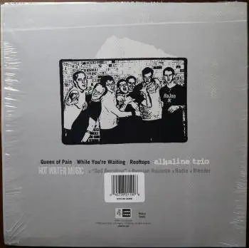 <u>PRESSING INFO</u><br><table class=inf_press><tbody><tr class=inf_info><td class=inf_title>Album:</td><td class=inf_info> Hot Water Music Split on Silver (US Indie Retail Exclusive)  </td></tr>
    <td class=inf_title>Pressing:</td><td> Seventh Pressing /???  </td></tr>
    <td class=inf_title>Release Date:</td><td> July 29th 2022  </td></tr>
    <td class=inf_title>Album Pressed:</td><td> 2022  </td></tr>
    <td class=inf_title>Label:</td><td> Jade Tree Records JT1067 82119-1  </td></tr>
    <td class=inf_title>Insert:</td><td> Printed Glossy Inner Sleeve  </td></tr>
    <td class=inf_title>Barcode:</td><td> 0 45778-21191 3  </td></tr>
    <td class=inf_title>Side A Matrix:</td><td> EPTÂ·82119Â·1Â·A SAFF  </td></tr>
    <td class=inf_title>Side B Matrix:</td><td> EPTÂ·82119Â·1Â·B SAFF  </td></tr>
    <td class=inf_title>&nbsp;</td><td> <a href=https://www.discogs.com/release/24009902 target=_blank rel=noopener noreferrer>View This Release on Discogs</a>  </tr></tbody></table>
<br><u>PRICING</u><span class='less' style='padding-left: 8px; color: var(--font-colour_grey);'>(prices shown in USD)</span><br><table class='inf_press'><tbody><tr class='inf_info'>
            <td class='inf_title'>Last Sold:</td>
            <td><span title='Sold for A$50.00'>$35.00</span> (Jun 14, 2026)</td>
            </tr><tr class='inf_info'>
            <td class='inf_title'>History:</td>
            <td>
                <span class='price-low' title='Sold on Nov 7, 2025'>Low: <span class='price-value'>$12.00</span></span>
                <span class='price-separator'>|</span>
                <span class='price-avg'>Avg: <span class='price-value'>$23.23</span></span>
                <span class='price-separator'>|</span>
                <span class='price-high' title='€39.00 · Sold on Oct 2, 2024'>High: <span class='price-value'>$44.42</span></span>
            </td>
            </tr></tbody></table><br>    <br><br><u>TRACKLIST</u><br><table class='inf_tracks'><tbody><tr>
            <td class='inf_num'>A1</td>
            <td class='inf_trk'>Alkaline Trio - Queen Of Pain</td>
            <td class='inf_len'>3:57</td>
            <td><a href='#' class='lyric-link' data-album-code='splits' data-song-title='Alkaline Trio - Queen Of Pain'>Lyrics</a></td></tr><tr>
            <td class='inf_num'>A2</td>
            <td class='inf_trk'>Alkaline Trio - While You’re Waiting</td>
            <td class='inf_len'>4:07</td>
            <td><a href='#' class='lyric-link' data-album-code='splits' data-song-title='Alkaline Trio - While You’re Waiting'>Lyrics</a></td></tr><tr>
            <td class='inf_num'>A3</td>
            <td class='inf_trk'>Alkaline Trio - Rooftops</td>
            <td class='inf_len'>2:15</td>
            <td><a href='#' class='lyric-link' data-album-code='splits' data-song-title='Alkaline Trio - Rooftops'>Lyrics</a></td></tr><tr>
            <td class='inf_num'>B1</td>
            <td class='inf_trk'>Hot Water Music - God Deciding</td>
            <td class='inf_len'>2:37</td>
            <td><a href='#' class='lyric-link' data-album-code='splits' data-song-title='Hot Water Music - God Deciding'>Lyrics</a></td></tr><tr>
            <td class='inf_num'>B2</td>
            <td class='inf_trk'>Hot Water Music - Russian Roulette</td>
            <td class='inf_len'>3:25</td>
            <td><a href='#' class='lyric-link' data-album-code='splits' data-song-title='Hot Water Music - Russian Roulette'>Lyrics</a></td></tr><tr>
            <td class='inf_num'>B3</td>
            <td class='inf_trk'>Hot Water Music - Radio</td>
            <td class='inf_len'>4:12</td>
            <td><a href='#' class='lyric-link' data-album-code='splits' data-song-title='Hot Water Music - Radio'>Lyrics</a></td></tr><tr>
            <td class='inf_num'>B4</td>
            <td class='inf_trk'>Hot Water Music - Bleeder</td>
            <td class='inf_len'>3:13</td>
            <td><a href='#' class='lyric-link' data-album-code='splits' data-song-title='Hot Water Music - Bleeder'>Lyrics</a></td></tr></tbody></table><br><br>
    <u>NOTES</u><br> Printed inner sleeve (Heavier cardstock and slightly glossier finish compared to 1st presses)
 - Back