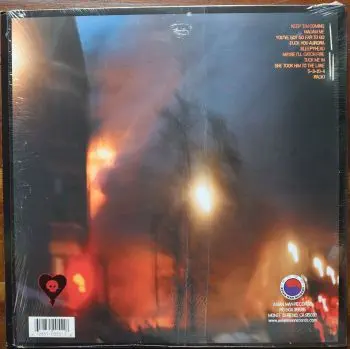 <u>PRESSING INFO</u><br><table class=inf_press><tbody><tr class=inf_info><td class=inf_title>Album:</td><td class=inf_info> Maybe I'll Catch Fire on White with Red Swirl  </td></tr>
    <td class=inf_title>Pressing:</td><td> Second Pressing /500  </td></tr>
    <td class=inf_title>Release Date:</td><td> 2008  </td></tr>
    <td class=inf_title>Album Pressed:</td><td> 2008  </td></tr>
    <td class=inf_title>Label:</td><td> Asianman Records AM 055  </td></tr>
    <td class=inf_title>Insert:</td><td> Double Sided Matte  </td></tr>
    <td class=inf_title>Barcode:</td><td> 6 12851-0055-1 8  </td></tr>
    <td class=inf_title>Side A Matrix:</td><td> 1089-AM055- 1 A 5 S-65692  </td></tr>
    <td class=inf_title>Side B Matrix:</td><td> 7689-AM055-1(B) S-68693  </td></tr>
    <td class=inf_title>&nbsp;</td><td> <a href=https://www.discogs.com/release/2708687 target=_blank rel=noopener noreferrer>View This Release on Discogs</a>  </tr></tbody></table>
<br><u>PRICING</u><span class='less' style='padding-left: 8px; color: var(--font-colour_grey);'>(prices shown in USD)</span><br><table class='inf_press'><tbody><tr class='inf_info'>
            <td class='inf_title'>Last Sold:</td>
            <td>$45.00 (Jul 19, 2025)</td>
            </tr><tr class='inf_info'>
            <td class='inf_title'>History:</td>
            <td>
                <span class='price-low' title='Sold on Feb 28, 2014'>Low: <span class='price-value'>$16.00</span></span>
                <span class='price-separator'>|</span>
                <span class='price-avg'>Avg: <span class='price-value'>$34.11</span></span>
                <span class='price-separator'>|</span>
                <span class='price-high' title='Sold on Jan 4, 2021'>High: <span class='price-value'>$65.00</span></span>
            </td>
            </tr></tbody></table><br>    <br><br><u>TRACKLIST</u><br><table class='inf_tracks'><tbody><tr>
            <td class='inf_num'>A1</td>
            <td class='inf_trk'>Keep ’Em Coming</td>
            <td class='inf_len'>4:10</td>
            <td><a href='#' class='lyric-link' data-album-code='micf' data-song-title='Keep ’Em Coming'>Lyrics</a></td></tr><tr>
            <td class='inf_num'>A2</td>
            <td class='inf_trk'>Madam Me</td>
            <td class='inf_len'>2:59</td>
            <td><a href='#' class='lyric-link' data-album-code='micf' data-song-title='Madam Me'>Lyrics</a></td></tr><tr>
            <td class='inf_num'>A3</td>
            <td class='inf_trk'>You’ve Got So Far To Go</td>
            <td class='inf_len'>3:14</td>
            <td><a href='#' class='lyric-link' data-album-code='micf' data-song-title='You’ve Got So Far To Go'>Lyrics</a></td></tr><tr>
            <td class='inf_num'>A4</td>
            <td class='inf_trk'>Fuck You Aurora</td>
            <td class='inf_len'>4:49</td>
            <td><a href='#' class='lyric-link' data-album-code='micf' data-song-title='Fuck You Aurora'>Lyrics</a></td></tr><tr>
            <td class='inf_num'>A5</td>
            <td class='inf_trk'>Sleepyhead</td>
            <td class='inf_len'>3:56</td>
            <td><a href='#' class='lyric-link' data-album-code='micf' data-song-title='Sleepyhead'>Lyrics</a></td></tr><tr>
            <td class='inf_num'>B1</td>
            <td class='inf_trk'>Maybe I’ll Catch Fire</td>
            <td class='inf_len'>3:07</td>
            <td><a href='#' class='lyric-link' data-album-code='micf' data-song-title='Maybe I’ll Catch Fire'>Lyrics</a></td></tr><tr>
            <td class='inf_num'>B2</td>
            <td class='inf_trk'>Tuck Me In</td>
            <td class='inf_len'>2:39</td>
            <td><a href='#' class='lyric-link' data-album-code='micf' data-song-title='Tuck Me In'>Lyrics</a></td></tr><tr>
            <td class='inf_num'>B3</td>
            <td class='inf_trk'>She Took Him To The Lake</td>
            <td class='inf_len'>2:40</td>
            <td><a href='#' class='lyric-link' data-album-code='micf' data-song-title='She Took Him To The Lake'>Lyrics</a></td></tr><tr>
            <td class='inf_num'>B4</td>
            <td class='inf_trk'>5-3-10-4</td>
            <td class='inf_len'>2:56</td>
            <td><a href='#' class='lyric-link' data-album-code='micf' data-song-title='5-3-10-4'>Lyrics</a></td></tr><tr>
            <td class='inf_num'>B5</td>
            <td class='inf_trk'>Radio</td>
            <td class='inf_len'>4:41</td>
            <td><a href='#' class='lyric-link' data-album-code='micf' data-song-title='Radio'>Lyrics</a></td></tr></tbody></table><br><br>
    <u>NOTES</u><br> This vinyl has a very faint red tint to it, making the record look almost pink. Similar to the Goddamnit on white with red swirl.
 - Back