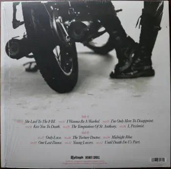 <u>PRESSING INFO</u><br><table class=inf_press><tbody><tr class=inf_info><td class=inf_title>Album:</td><td class=inf_info> My Shame Is True on Green Marble (Boxset Exclusive)  </td></tr>
    <td class=inf_title>Pressing:</td><td> First Pressing /500  </td></tr>
    <td class=inf_title>Release Date:</td><td> Apr. 2nd 2013  </td></tr>
    <td class=inf_title>Album Pressed:</td><td> 2013  </td></tr>
    <td class=inf_title>Label:</td><td> Heart&Skull/Epitaph Records 87243-1  </td></tr>
    <td class=inf_title>Insert:</td><td> Printed Matte Inner Sleeve  </td></tr>
    <td class=inf_title>Barcode:</td><td> 0 45778-72431 4  </td></tr>
    <td class=inf_title>Side A Matrix:</td><td> 87243-A CB  </td></tr>
    <td class=inf_title>Side B Matrix:</td><td> 87243-B CB  </td></tr>
    <td class=inf_title>&nbsp;</td><td> <a href=https://www.discogs.com/release/4624254 target=_blank rel=noopener noreferrer>View This Release on Discogs</a>  </tr></tbody></table>
<br><u>PRICING</u><span class='less' style='padding-left: 8px; color: var(--font-colour_grey);'>(prices shown in USD)</span><br><table class='inf_press'><tbody><tr class='inf_info'>
            <td class='inf_title'>Last Sold:</td>
            <td>$59.99 (Apr 22, 2024)</td>
            </tr><tr class='inf_info'>
            <td class='inf_title'>History:</td>
            <td>
                <span class='price-low' title='Sold on Nov 27, 2017'>Low: <span class='price-value'>$24.99</span></span>
                <span class='price-separator'>|</span>
                <span class='price-avg'>Avg: <span class='price-value'>$75.54</span></span>
                <span class='price-separator'>|</span>
                <span class='price-high' title='Sold on Sep 28, 2022'>High: <span class='price-value'>$339.99</span></span>
            </td>
            </tr></tbody></table><br>    <br><br><u>TRACKLIST</u><br><table class='inf_tracks'><tbody><tr>
            <td class='inf_num'>A1</td>
            <td class='inf_trk'>She Lied To The FBI</td>
            <td class='inf_len'>2:49</td>
            <td><a href='#' class='lyric-link' data-album-code='msit' data-song-title='She Lied To The FBI'>Lyrics</a></td></tr><tr>
            <td class='inf_num'>A2</td>
            <td class='inf_trk'>I Wanna Be A Warhol</td>
            <td class='inf_len'>3:07</td>
            <td><a href='#' class='lyric-link' data-album-code='msit' data-song-title='I Wanna Be A Warhol'>Lyrics</a></td></tr><tr>
            <td class='inf_num'>A3</td>
            <td class='inf_trk'>I’m Only Here To Disappoint</td>
            <td class='inf_len'>2:46</td>
            <td><a href='#' class='lyric-link' data-album-code='msit' data-song-title='I’m Only Here To Disappoint'>Lyrics</a></td></tr><tr>
            <td class='inf_num'>A4</td>
            <td class='inf_trk'>Kiss You To Death</td>
            <td class='inf_len'>3:21</td>
            <td><a href='#' class='lyric-link' data-album-code='msit' data-song-title='Kiss You To Death'>Lyrics</a></td></tr><tr>
            <td class='inf_num'>A5</td>
            <td class='inf_trk'>The Temptation Of St. Anthony</td>
            <td class='inf_len'>3:35</td>
            <td><a href='#' class='lyric-link' data-album-code='msit' data-song-title='The Temptation Of St. Anthony'>Lyrics</a></td></tr><tr>
            <td class='inf_num'>A6</td>
            <td class='inf_trk'>I, Pessimist</td>
            <td class='inf_len'>2:11</td>
            <td><a href='#' class='lyric-link' data-album-code='msit' data-song-title='I, Pessimist'>Lyrics</a></td></tr><tr>
            <td class='inf_num'>B1</td>
            <td class='inf_trk'>Only Love</td>
            <td class='inf_len'>4:36</td>
            <td><a href='#' class='lyric-link' data-album-code='msit' data-song-title='Only Love'>Lyrics</a></td></tr><tr>
            <td class='inf_num'>B2</td>
            <td class='inf_trk'>The Torture Doctor</td>
            <td class='inf_len'>3:38</td>
            <td><a href='#' class='lyric-link' data-album-code='msit' data-song-title='The Torture Doctor'>Lyrics</a></td></tr><tr>
            <td class='inf_num'>B3</td>
            <td class='inf_trk'>Midnight Blue</td>
            <td class='inf_len'>2:45</td>
            <td><a href='#' class='lyric-link' data-album-code='msit' data-song-title='Midnight Blue'>Lyrics</a></td></tr><tr>
            <td class='inf_num'>B4</td>
            <td class='inf_trk'>One Last Dance</td>
            <td class='inf_len'>3:29</td>
            <td><a href='#' class='lyric-link' data-album-code='msit' data-song-title='One Last Dance'>Lyrics</a></td></tr><tr>
            <td class='inf_num'>B5</td>
            <td class='inf_trk'>Young Lovers</td>
            <td class='inf_len'>3:31</td>
            <td><a href='#' class='lyric-link' data-album-code='msit' data-song-title='Young Lovers'>Lyrics</a></td></tr><tr>
            <td class='inf_num'>B6</td>
            <td class='inf_trk'>Until Death Do Us Part</td>
            <td class='inf_len'>4:11</td>
            <td><a href='#' class='lyric-link' data-album-code='msit' data-song-title='Until Death Do Us Part'>Lyrics</a></td></tr></tbody></table><br><br>
    <u>NOTES</u><br> Matte finish printed inner sleeve. 'Made in Canada' printed on bottom of B-side label. Came with a CD copy inside the jacket. Only available in the Ouija Board Boxset.
 - Back