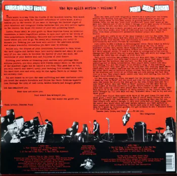 <u>PRESSING INFO</u><br><table class=inf_press><tbody><tr class=inf_info><td class=inf_title>Album:</td><td class=inf_info> Alkaline Trio / One Man Army Split (BYO Records Split Series Vol V.) on Black (ATM Runout)  </td></tr>
    <td class=inf_title>Pressing:</td><td> Second Pressing /??  </td></tr>
    <td class=inf_title>Release Date:</td><td> 2004  </td></tr>
    <td class=inf_title>Album Pressed:</td><td> 2004  </td></tr>
    <td class=inf_title>Label:</td><td> BYO Records BYO 096  </td></tr>
    <td class=inf_title>Insert:</td><td> Double Sided Glossy  </td></tr>
    <td class=inf_title>Barcode:</td><td> 0 2028-20096-1 4  </td></tr>
    <td class=inf_title>Side A Matrix:</td><td> BYO-096-A 18411.1(2) KPG@ATM  </td></tr>
    <td class=inf_title>Side B Matrix:</td><td> BYO-096-B 18411.2(2) KPG@ATM  </td></tr>
    <td class=inf_title>&nbsp;</td><td> <a href=https://www.discogs.com/release/1303083 target=_blank rel=noopener noreferrer>View This Release on Discogs</a>  </tr></tbody></table>
<br><u>PRICING</u><span class='less' style='padding-left: 8px; color: var(--font-colour_grey);'>(prices shown in USD)</span><br><table class='inf_press'><tbody><tr class='inf_info'>
            <td class='inf_title'>Last Sold:</td>
            <td><span title='Sold for €51.51'>$58.66</span> (Apr 26, 2026)</td>
            </tr><tr class='inf_info'>
            <td class='inf_title'>History:</td>
            <td>
                <span class='price-low' title='Sold on Jan 8, 2024'>Low: <span class='price-value'>$17.00</span></span>
                <span class='price-separator'>|</span>
                <span class='price-avg'>Avg: <span class='price-value'>$42.50</span></span>
                <span class='price-separator'>|</span>
                <span class='price-high' title='€59.80 · Sold on Nov 24, 2024'>High: <span class='price-value'>$68.11</span></span>
            </td>
            </tr></tbody></table><br>    <br><br><u>TRACKLIST</u><br><table class='inf_tracks'><tbody><tr>
            <td class='inf_num'>A1</td>
            <td class='inf_trk'>Alkaline Trio - Fine Without You</td>
            <td class='inf_len'>?:??</td>
            <td><a href='#' class='lyric-link' data-album-code='splits' data-song-title='Alkaline Trio - Fine Without You'>Lyrics</a></td></tr><tr>
            <td class='inf_num'>A2</td>
            <td class='inf_trk'>Alkaline Trio - Hating Every Minute</td>
            <td class='inf_len'>?:??</td>
            <td><a href='#' class='lyric-link' data-album-code='splits' data-song-title='Alkaline Trio - Hating Every Minute'>Lyrics</a></td></tr><tr>
            <td class='inf_num'>A3</td>
            <td class='inf_trk'>Alkaline Trio - Dead And Broken</td>
            <td class='inf_len'>?:??</td>
            <td><a href='#' class='lyric-link' data-album-code='splits' data-song-title='Alkaline Trio - Dead And Broken'>Lyrics</a></td></tr><tr>
            <td class='inf_num'>A4</td>
            <td class='inf_trk'>Alkaline Trio - Sadie</td>
            <td class='inf_len'>?:??</td>
            <td><a href='#' class='lyric-link' data-album-code='splits' data-song-title='Alkaline Trio - Sadie'>Lyrics</a></td></tr><tr>
            <td class='inf_num'>A5</td>
            <td class='inf_trk'>Alkaline Trio - If You Had A Bad Time</td>
            <td class='inf_len'>?:??</td>
            <td><a href='#' class='lyric-link' data-album-code='splits' data-song-title='Alkaline Trio - If You Had A Bad Time'>Lyrics</a></td></tr><tr>
            <td class='inf_num'>A6</td>
            <td class='inf_trk'>Alkaline Trio - Wait For The Blackout (The Damned Cover)</td>
            <td class='inf_len'>?:??</td>
            <td><a href='#' class='lyric-link' data-album-code='splits' data-song-title='Alkaline Trio - Wait For The Blackout (The Damned Cover)'>Lyrics</a></td></tr><tr>
            <td class='inf_num'>B1</td>
            <td class='inf_trk'>One Man Army - The T.V. Song</td>
            <td class='inf_len'>?:??</td>
            <td><a href='#' class='lyric-link' data-album-code='splits' data-song-title='One Man Army - The T.V. Song'>Lyrics</a></td></tr><tr>
            <td class='inf_num'>B2</td>
            <td class='inf_trk'>One Man Army - The Hemophiliac</td>
            <td class='inf_len'>?:??</td>
            <td><a href='#' class='lyric-link' data-album-code='splits' data-song-title='One Man Army - The Hemophiliac'>Lyrics</a></td></tr><tr>
            <td class='inf_num'>B3</td>
            <td class='inf_trk'>One Man Army - All The Way</td>
            <td class='inf_len'>?:??</td>
            <td><a href='#' class='lyric-link' data-album-code='splits' data-song-title='One Man Army - All The Way'>Lyrics</a></td></tr><tr>
            <td class='inf_num'>B4</td>
            <td class='inf_trk'>One Man Army - The Radio Airwaves Gave Me A Lobotomy</td>
            <td class='inf_len'>?:??</td>
            <td><a href='#' class='lyric-link' data-album-code='splits' data-song-title='One Man Army - The Radio Airwaves Gave Me A Lobotomy'>Lyrics</a></td></tr><tr>
            <td class='inf_num'>B5</td>
            <td class='inf_trk'>One Man Army - I.F.H.A. (One Love)</td>
            <td class='inf_len'>?:??</td>
            <td><a href='#' class='lyric-link' data-album-code='splits' data-song-title='One Man Army - I.F.H.A. (One Love)'>Lyrics</a></td></tr><tr>
            <td class='inf_num'>B6</td>
            <td class='inf_trk'>One Man Army - Let’s Call It An Evening</td>
            <td class='inf_len'>?:??</td>
            <td><a href='#' class='lyric-link' data-album-code='splits' data-song-title='One Man Army - Let’s Call It An Evening'>Lyrics</a></td></tr></tbody></table><br><br>
    <u>NOTES</u><br> Glossy cover. Many black copies did not come with inserts
 - Back