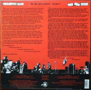 <u>PRESSING INFO</u><br><table class=inf_press><tbody><tr class=inf_info><td class=inf_title>Album:</td><td class=inf_info> Alkaline Trio / One Man Army Split (BYO Records Split Series Vol V.) on Clear Red  </td></tr>
    <td class=inf_title>Pressing:</td><td> First Pressing /500  </td></tr>
    <td class=inf_title>Release Date:</td><td> 2004  </td></tr>
    <td class=inf_title>Album Pressed:</td><td> 2004  </td></tr>
    <td class=inf_title>Label:</td><td> BYO Records BYO 096  </td></tr>
    <td class=inf_title>Insert:</td><td> Double Sided Glossy  </td></tr>
    <td class=inf_title>Barcode:</td><td> 0 2028-20096-1 4  </td></tr>
    <td class=inf_title>Side A Matrix:</td><td> BYO-096-A SR/2 @ SRM  </td></tr>
    <td class=inf_title>Side B Matrix:</td><td> BYO-096-B SR/e @ SRM  </td></tr>
    <td class=inf_title>&nbsp;</td><td> <a href=https://www.discogs.com/release/1303090 target=_blank rel=noopener noreferrer>View This Release on Discogs</a>  </tr></tbody></table>
<br><u>PRICING</u><span class='less' style='padding-left: 8px; color: var(--font-colour_grey);'>(prices shown in USD)</span><br><table class='inf_press'><tbody><tr class='inf_info'>
            <td class='inf_title'>Last Sold:</td>
            <td>$150.00 (Jan 31, 2026)</td>
            </tr><tr class='inf_info'>
            <td class='inf_title'>History:</td>
            <td>
                <span class='price-low' title='Sold on Mar 27, 2015'>Low: <span class='price-value'>$43.99</span></span>
                <span class='price-separator'>|</span>
                <span class='price-avg'>Avg: <span class='price-value'>$94.67</span></span>
                <span class='price-separator'>|</span>
                <span class='price-high' title='Sold on Jan 31, 2026'>High: <span class='price-value'>$150.00</span></span>
            </td>
            </tr></tbody></table><br>    <br><br><u>TRACKLIST</u><br><table class='inf_tracks'><tbody><tr>
            <td class='inf_num'>A1</td>
            <td class='inf_trk'>Alkaline Trio - Fine Without You</td>
            <td class='inf_len'>?:??</td>
            <td><a href='#' class='lyric-link' data-album-code='splits' data-song-title='Alkaline Trio - Fine Without You'>Lyrics</a></td></tr><tr>
            <td class='inf_num'>A2</td>
            <td class='inf_trk'>Alkaline Trio - Hating Every Minute</td>
            <td class='inf_len'>?:??</td>
            <td><a href='#' class='lyric-link' data-album-code='splits' data-song-title='Alkaline Trio - Hating Every Minute'>Lyrics</a></td></tr><tr>
            <td class='inf_num'>A3</td>
            <td class='inf_trk'>Alkaline Trio - Dead And Broken</td>
            <td class='inf_len'>?:??</td>
            <td><a href='#' class='lyric-link' data-album-code='splits' data-song-title='Alkaline Trio - Dead And Broken'>Lyrics</a></td></tr><tr>
            <td class='inf_num'>A4</td>
            <td class='inf_trk'>Alkaline Trio - Sadie</td>
            <td class='inf_len'>?:??</td>
            <td><a href='#' class='lyric-link' data-album-code='splits' data-song-title='Alkaline Trio - Sadie'>Lyrics</a></td></tr><tr>
            <td class='inf_num'>A5</td>
            <td class='inf_trk'>Alkaline Trio - If You Had A Bad Time</td>
            <td class='inf_len'>?:??</td>
            <td><a href='#' class='lyric-link' data-album-code='splits' data-song-title='Alkaline Trio - If You Had A Bad Time'>Lyrics</a></td></tr><tr>
            <td class='inf_num'>A6</td>
            <td class='inf_trk'>Alkaline Trio - Wait For The Blackout (The Damned Cover)</td>
            <td class='inf_len'>?:??</td>
            <td><a href='#' class='lyric-link' data-album-code='splits' data-song-title='Alkaline Trio - Wait For The Blackout (The Damned Cover)'>Lyrics</a></td></tr><tr>
            <td class='inf_num'>B1</td>
            <td class='inf_trk'>One Man Army - The T.V. Song</td>
            <td class='inf_len'>?:??</td>
            <td><a href='#' class='lyric-link' data-album-code='splits' data-song-title='One Man Army - The T.V. Song'>Lyrics</a></td></tr><tr>
            <td class='inf_num'>B2</td>
            <td class='inf_trk'>One Man Army - The Hemophiliac</td>
            <td class='inf_len'>?:??</td>
            <td><a href='#' class='lyric-link' data-album-code='splits' data-song-title='One Man Army - The Hemophiliac'>Lyrics</a></td></tr><tr>
            <td class='inf_num'>B3</td>
            <td class='inf_trk'>One Man Army - All The Way</td>
            <td class='inf_len'>?:??</td>
            <td><a href='#' class='lyric-link' data-album-code='splits' data-song-title='One Man Army - All The Way'>Lyrics</a></td></tr><tr>
            <td class='inf_num'>B4</td>
            <td class='inf_trk'>One Man Army - The Radio Airwaves Gave Me A Lobotomy</td>
            <td class='inf_len'>?:??</td>
            <td><a href='#' class='lyric-link' data-album-code='splits' data-song-title='One Man Army - The Radio Airwaves Gave Me A Lobotomy'>Lyrics</a></td></tr><tr>
            <td class='inf_num'>B5</td>
            <td class='inf_trk'>One Man Army - I.F.H.A. (One Love)</td>
            <td class='inf_len'>?:??</td>
            <td><a href='#' class='lyric-link' data-album-code='splits' data-song-title='One Man Army - I.F.H.A. (One Love)'>Lyrics</a></td></tr><tr>
            <td class='inf_num'>B6</td>
            <td class='inf_trk'>One Man Army - Let’s Call It An Evening</td>
            <td class='inf_len'>?:??</td>
            <td><a href='#' class='lyric-link' data-album-code='splits' data-song-title='One Man Army - Let’s Call It An Evening'>Lyrics</a></td></tr></tbody></table><br><br>
    <u>NOTES</u><br> Glossy cover
 - Back