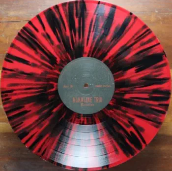 <u>PRESSING INFO</u><br><table class=inf_press><tbody><tr class=inf_info><td class=inf_title>Album:</td><td class=inf_info> Remains on Red with Black Splatter | Red with Black Splatter (Vagrant Webstore Exclusive)  </td></tr>
    <td class=inf_title>Pressing:</td><td> Fourth Pressing /1000  </td></tr>
    <td class=inf_title>Release Date:</td><td> Feb. 3rd 2023  </td></tr>
    <td class=inf_title>Album Pressed:</td><td> 2023  </td></tr>
    <td class=inf_title>Label:</td><td> Vagrant Records/BMG 538803950  </td></tr>
    <td class=inf_title>Insert:</td><td> none  </td></tr>
    <td class=inf_title>Barcode:</td><td> 4 050538-803952  </td></tr>
    <td class=inf_title>Side A Matrix:</td><td> 1D-97215 / 538803950 - A 251682E1/A  </td></tr>
    <td class=inf_title>Side B Matrix:</td><td> 1D-97215 / 538803950 - B 251682E2/A  </td></tr>
    <td class=inf_title>Side C Matrix:</td><td> 10-97215 / 538803950 - C 251682E3/A  </td></tr>
    <td class=inf_title>Side D Matrix:</td><td> 10-97215 / 538803950 - D 251682E4/A  </td></tr>
    <td class=inf_title>&nbsp;</td><td> <a href=https://www.discogs.com/release/25995550 target=_blank rel=noopener noreferrer>View This Release on Discogs</a>  </tr></tbody></table>
<br><u>PRICING</u><span class='less' style='padding-left: 8px; color: var(--font-colour_grey);'>(prices shown in USD)</span><br><table class='inf_press'><tbody><tr class='inf_info'>
            <td class='inf_title'>Last Sold:</td>
            <td>$63.00 (Mar 21, 2026)</td>
            </tr><tr class='inf_info'>
            <td class='inf_title'>History:</td>
            <td>
                <span class='price-low' title='Sold on Mar 10, 2023'>Low: <span class='price-value'>$22.00</span></span>
                <span class='price-separator'>|</span>
                <span class='price-avg'>Avg: <span class='price-value'>$48.97</span></span>
                <span class='price-separator'>|</span>
                <span class='price-high' title='Sold on Mar 21, 2026'>High: <span class='price-value'>$63.00</span></span>
            </td>
            </tr></tbody></table><br>    <br><br><u>TRACKLIST</u><br><table class='inf_tracks'><tbody><tr>
            <td class='inf_num'>A1</td>
            <td class='inf_trk'>Hell Yes</td>
            <td class='inf_len'>3:49</td>
            <td><a href='#' class='lyric-link' data-album-code='remains' data-song-title='Hell Yes'>Lyrics</a></td></tr><tr>
            <td class='inf_num'>A2</td>
            <td class='inf_trk'>My Standard Break From Life</td>
            <td class='inf_len'>2:34</td>
            <td><a href='#' class='lyric-link' data-album-code='remains' data-song-title='My Standard Break From Life'>Lyrics</a></td></tr><tr>
            <td class='inf_num'>A3</td>
            <td class='inf_trk'>Dead End Road</td>
            <td class='inf_len'>3:08</td>
            <td><a href='#' class='lyric-link' data-album-code='remains' data-song-title='Dead End Road'>Lyrics</a></td></tr><tr>
            <td class='inf_num'>A4</td>
            <td class='inf_trk'>Metro</td>
            <td class='inf_len'>3:41</td>
            <td><a href='#' class='lyric-link' data-album-code='remains' data-song-title='Metro'>Lyrics</a></td></tr><tr>
            <td class='inf_num'>A5</td>
            <td class='inf_trk'>Jaked On Green Beers</td>
            <td class='inf_len'>3:27</td>
            <td><a href='#' class='lyric-link' data-album-code='remains' data-song-title='Jaked On Green Beers'>Lyrics</a></td></tr><tr>
            <td class='inf_num'>B1</td>
            <td class='inf_trk'>Queen Of Pain</td>
            <td class='inf_len'>3:56</td>
            <td><a href='#' class='lyric-link' data-album-code='remains' data-song-title='Queen Of Pain'>Lyrics</a></td></tr><tr>
            <td class='inf_num'>B2</td>
            <td class='inf_trk'>While You’re Waiting</td>
            <td class='inf_len'>4:06</td>
            <td><a href='#' class='lyric-link' data-album-code='remains' data-song-title='While You’re Waiting'>Lyrics</a></td></tr><tr>
            <td class='inf_num'>B3</td>
            <td class='inf_trk'>Rooftops</td>
            <td class='inf_len'>2:15</td>
            <td><a href='#' class='lyric-link' data-album-code='remains' data-song-title='Rooftops'>Lyrics</a></td></tr><tr>
            <td class='inf_num'>B4</td>
            <td class='inf_trk'>Old School Reasons</td>
            <td class='inf_len'>2:51</td>
            <td><a href='#' class='lyric-link' data-album-code='remains' data-song-title='Old School Reasons'>Lyrics</a></td></tr><tr>
            <td class='inf_num'>B5</td>
            <td class='inf_trk'>Warbrain</td>
            <td class='inf_len'>2:28</td>
            <td><a href='#' class='lyric-link' data-album-code='remains' data-song-title='Warbrain'>Lyrics</a></td></tr><tr>
            <td class='inf_num'>C1</td>
            <td class='inf_trk'>Fine Without You</td>
            <td class='inf_len'>3:15</td>
            <td><a href='#' class='lyric-link' data-album-code='remains' data-song-title='Fine Without You'>Lyrics</a></td></tr><tr>
            <td class='inf_num'>C2</td>
            <td class='inf_trk'>Hating Every Minute</td>
            <td class='inf_len'>3:03</td>
            <td><a href='#' class='lyric-link' data-album-code='remains' data-song-title='Hating Every Minute'>Lyrics</a></td></tr><tr>
            <td class='inf_num'>C3</td>
            <td class='inf_trk'>Dead And Broken</td>
            <td class='inf_len'>2:09</td>
            <td><a href='#' class='lyric-link' data-album-code='remains' data-song-title='Dead And Broken'>Lyrics</a></td></tr><tr>
            <td class='inf_num'>C4</td>
            <td class='inf_trk'>Sadie</td>
            <td class='inf_len'>4:38</td>
            <td><a href='#' class='lyric-link' data-album-code='remains' data-song-title='Sadie'>Lyrics</a></td></tr><tr>
            <td class='inf_num'>D1</td>
            <td class='inf_trk'>If You Had A Bad Time</td>
            <td class='inf_len'>3:38</td>
            <td><a href='#' class='lyric-link' data-album-code='remains' data-song-title='If You Had A Bad Time'>Lyrics</a></td></tr><tr>
            <td class='inf_num'>D2</td>
            <td class='inf_trk'>Wait For The Blackout</td>
            <td class='inf_len'>3:28</td>
            <td><a href='#' class='lyric-link' data-album-code='remains' data-song-title='Wait For The Blackout'>Lyrics</a></td></tr><tr>
            <td class='inf_num'>D3</td>
            <td class='inf_trk'>We Can Never Break Up</td>
            <td class='inf_len'>3:10</td>
            <td><a href='#' class='lyric-link' data-album-code='remains' data-song-title='We Can Never Break Up'>Lyrics</a></td></tr><tr>
            <td class='inf_num'>D4</td>
            <td class='inf_trk'>Dethbed (Live)</td>
            <td class='inf_len'>3:12</td>
            <td><a href='#' class='lyric-link' data-album-code='remains' data-song-title='Dethbed (Live)'>Lyrics</a></td></tr><tr>
            <td class='inf_num'>D5</td>
            <td class='inf_trk'>My Standard Break From Life (Live Acoustic)</td>
            <td class='inf_len'>3:42</td>
            <td><a href='#' class='lyric-link' data-album-code='remains' data-song-title='My Standard Break From Life (Live Acoustic)'>Lyrics</a></td></tr><tr>
            <td class='inf_num'>D6</td>
            <td class='inf_trk'>I’m Dying Tomorrow (Live)</td>
            <td class='inf_len'>2:31</td>
            <td><a href='#' class='lyric-link' data-album-code='remains' data-song-title='I’m Dying Tomorrow (Live)'>Lyrics</a></td></tr></tbody></table><br><br>
    <u>NOTES</u><br> Vagrant Webstore Exclusive. Vagrant 25th hype sticker states Limited Vinyl Color. Tri-fold jacket with an affixed booklet on the center panel. This pressing is missing 2 songs from the earlier pressings. 'Buried' on side B, and 'Don't Say You Won't' on side C are both absent. 
 - B