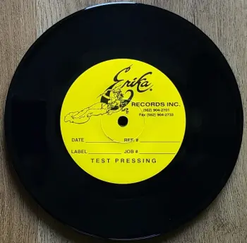 For Your Lungs Only (Test Press) - Black (Yellow Erika Labels)