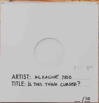 <u>PRESSING INFO</u><br><table class=inf_press><tbody><tr class=inf_info><td class=inf_title>Album:</td><td class=inf_info> Is This Thing Cursed? (Test Press) on Black (White Labels)  </td></tr>
    <td class=inf_title>Pressing:</td><td> First Pressing /10  </td></tr>
    <td class=inf_title>Release Date:</td><td> Oct. 19th 2018  </td></tr>
    <td class=inf_title>Album Pressed:</td><td> 2018  </td></tr>
    <td class=inf_title>Label:</td><td>   </td></tr>
    <td class=inf_title>Insert:</td><td> none  </td></tr>
    <td class=inf_title>Barcode:</td><td> none  </td></tr>
    <td class=inf_title>Side A Matrix:</td><td>   </td></tr>
    <td class=inf_title>Side B Matrix:</td><td>   </td></tr>
    </tr></tbody></table>
    
    <u>NOTES</u><br> White jacket with band name and album title in black. __/10 pressed. White labels with 'Side A' printed.
 - Cover