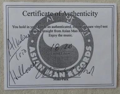 Halloween Repress Cert